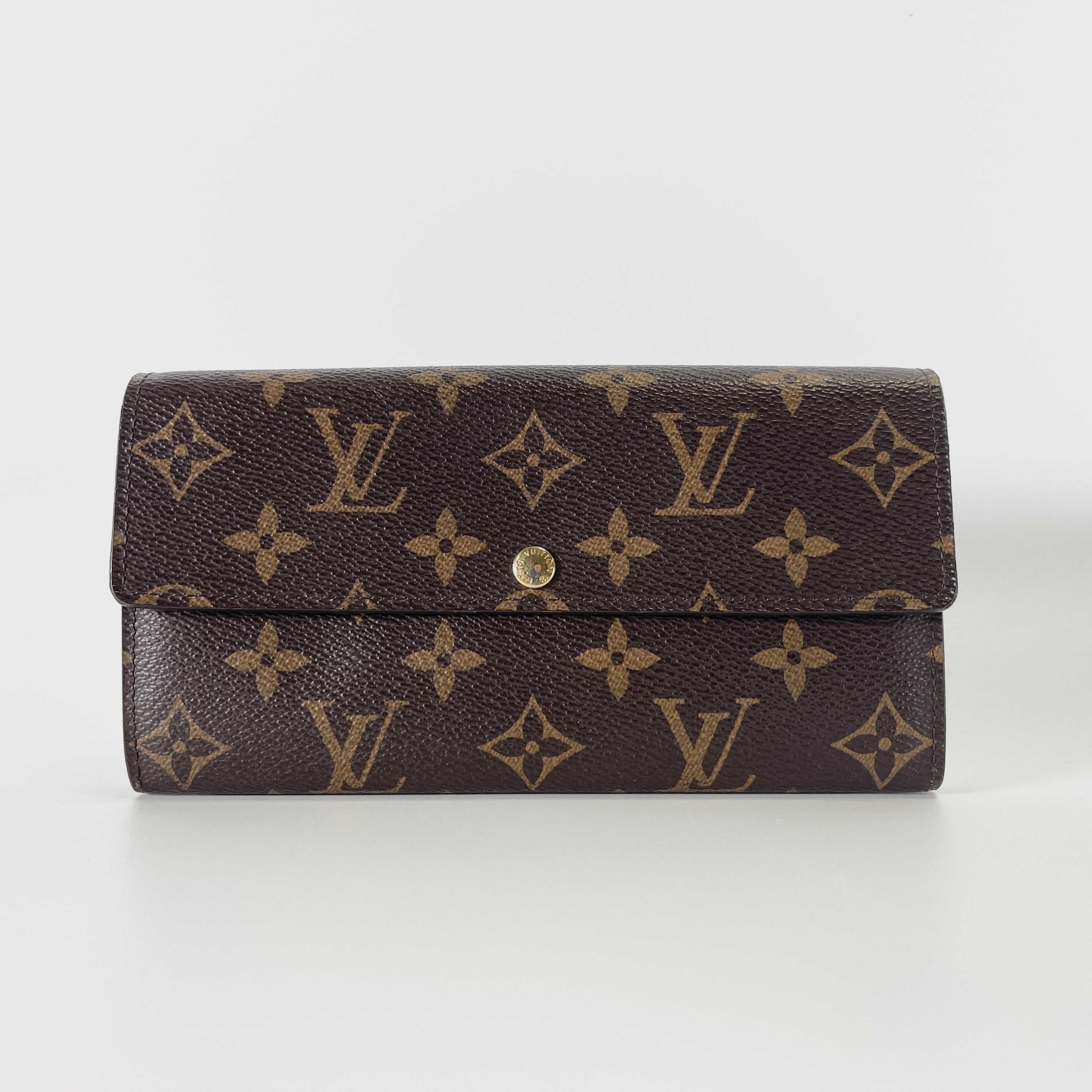 2605 secondhand LV Monogram Portefeuille Sarah