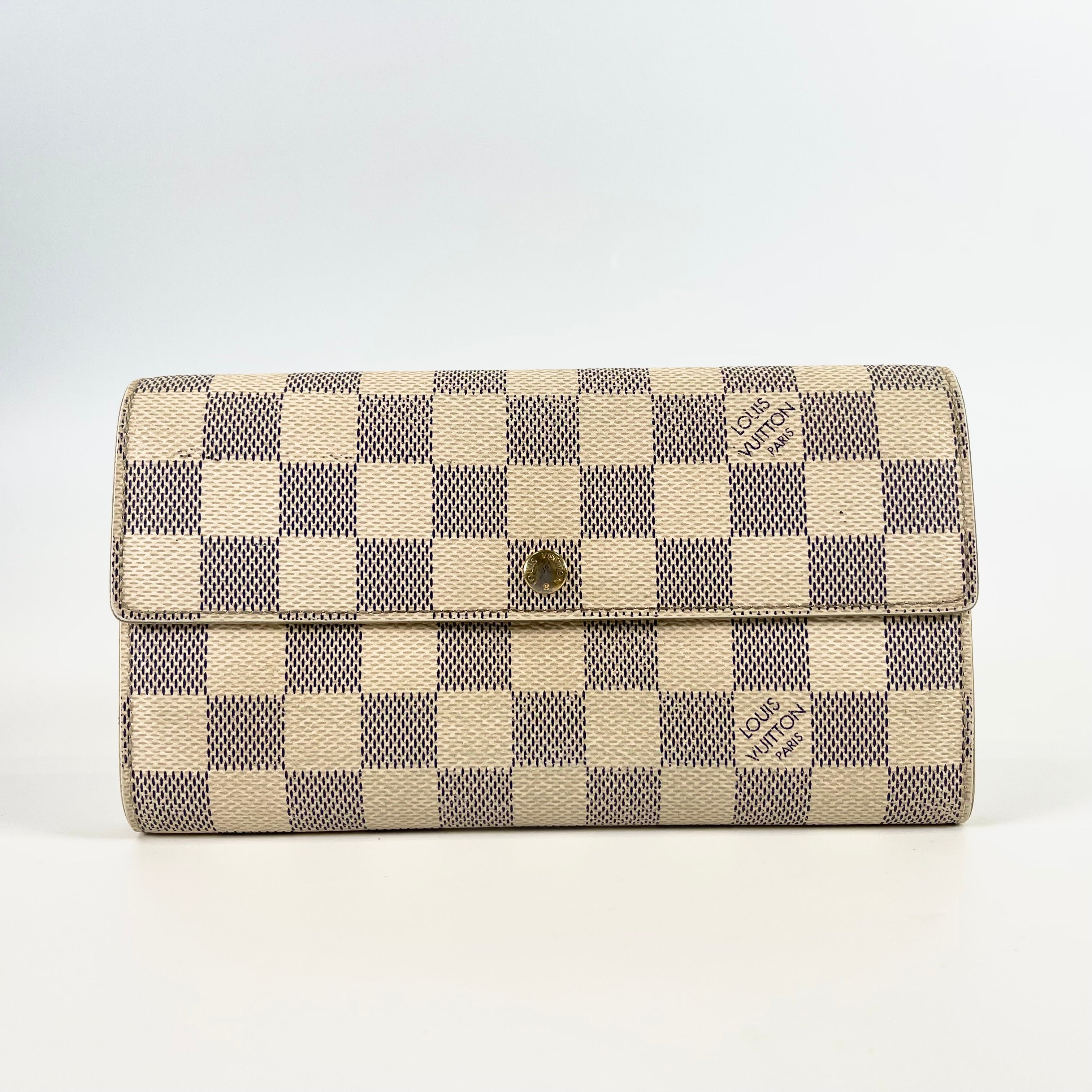 2510 Louis Vuitton Portefeuille Sala Damier Azur