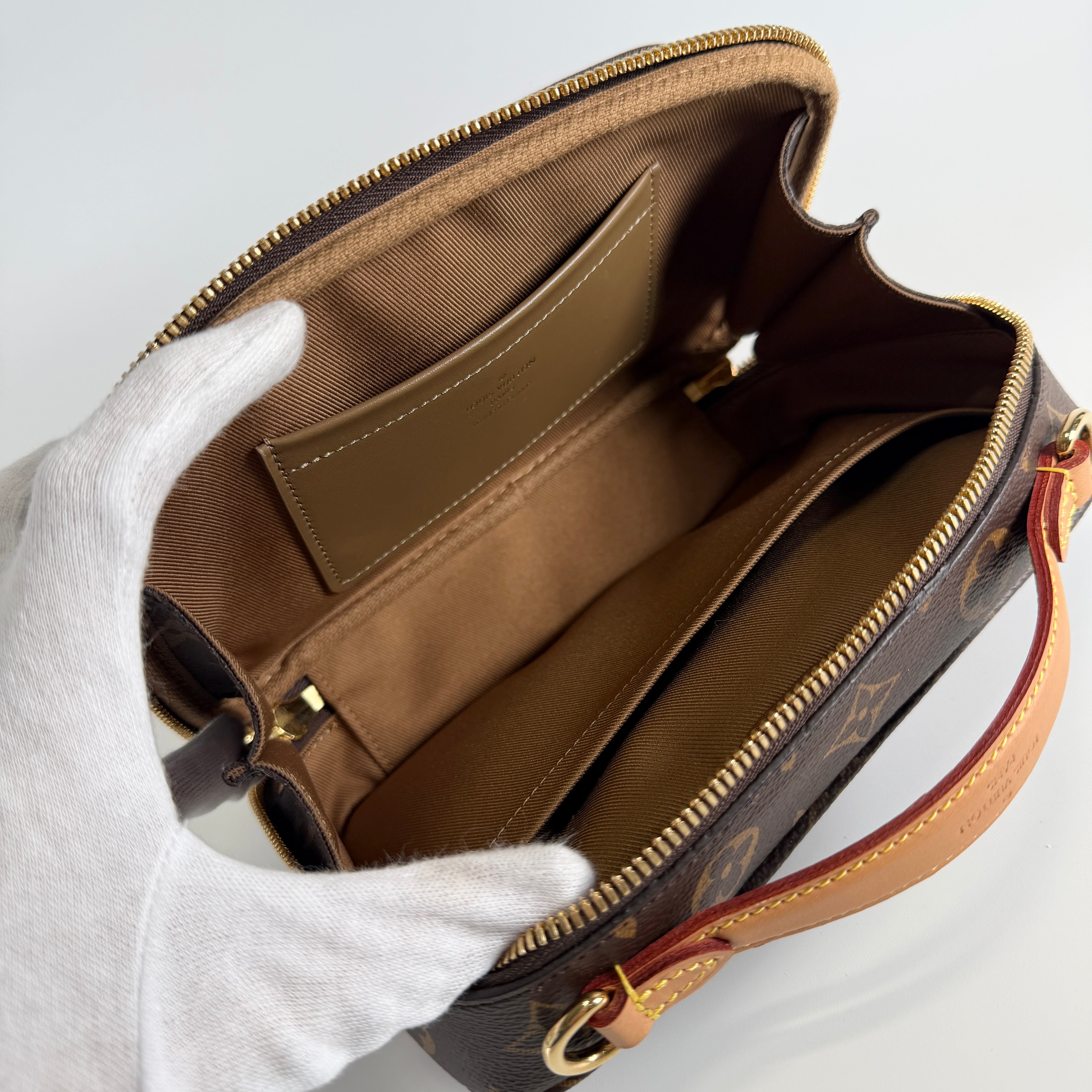 2607 secondhand LV ※ Separate exhibition M80446 Monogram cross body Brown MB0