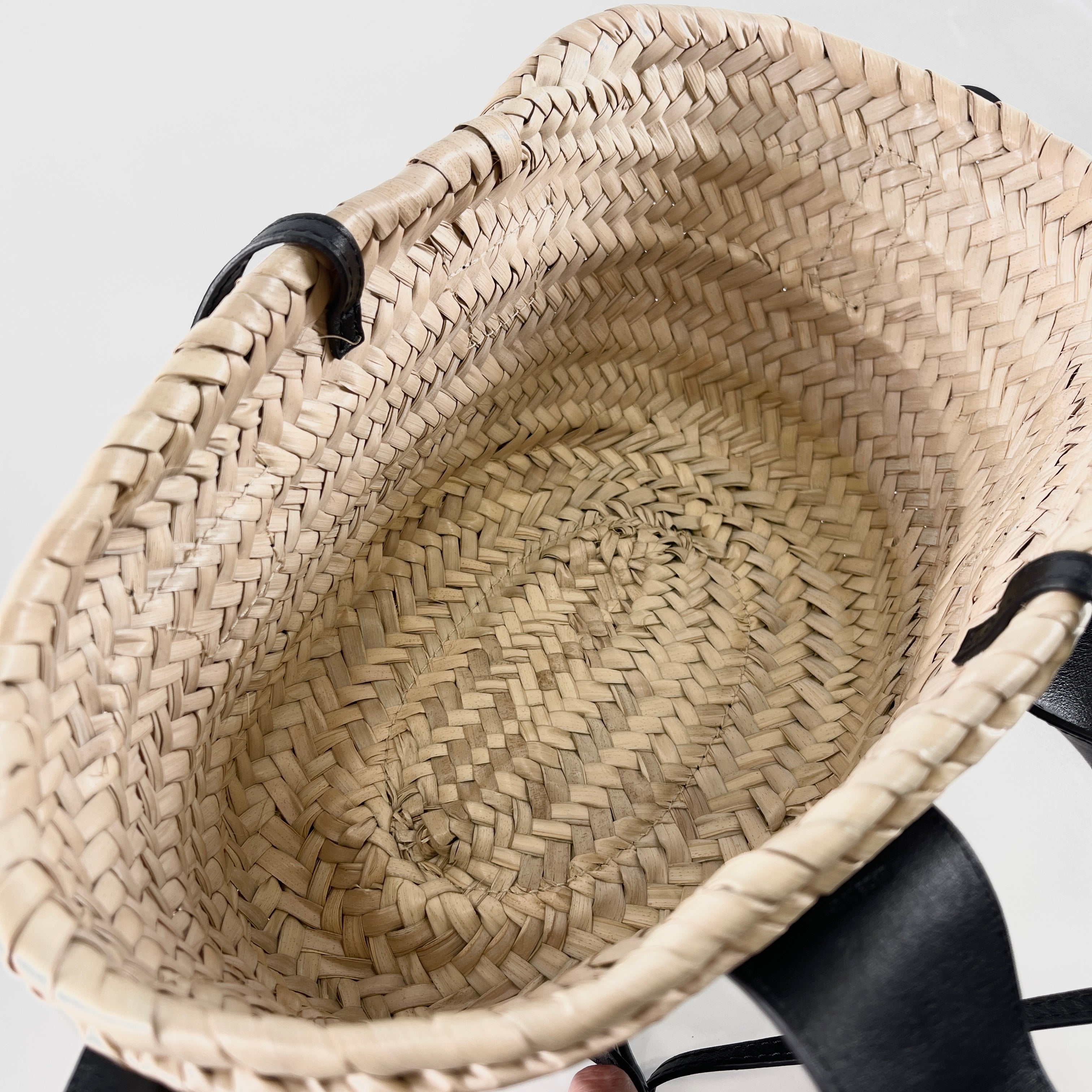 2602 secondhand Chloe basket bag 2WAY straw