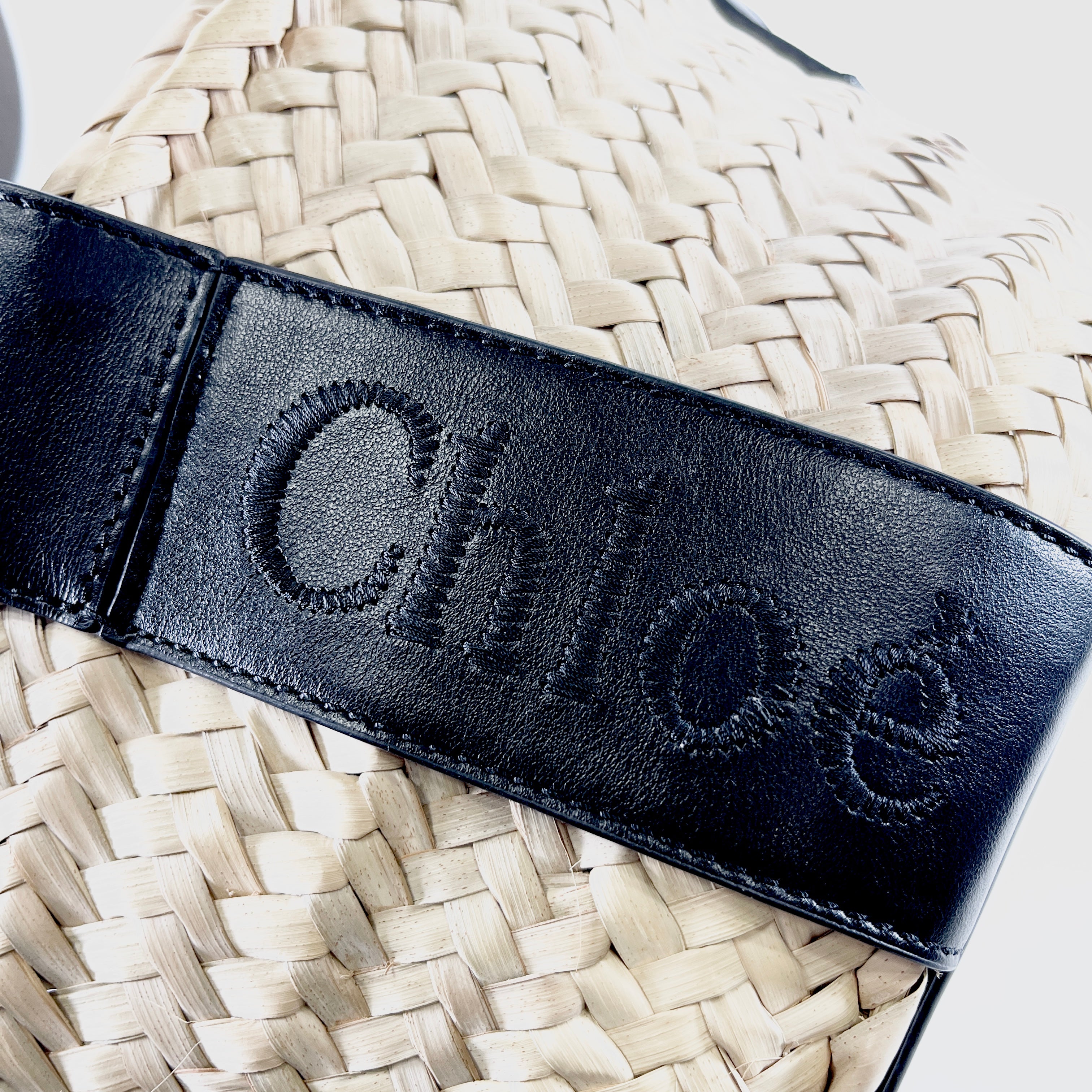 2602 secondhand Chloe basket bag 2WAY straw