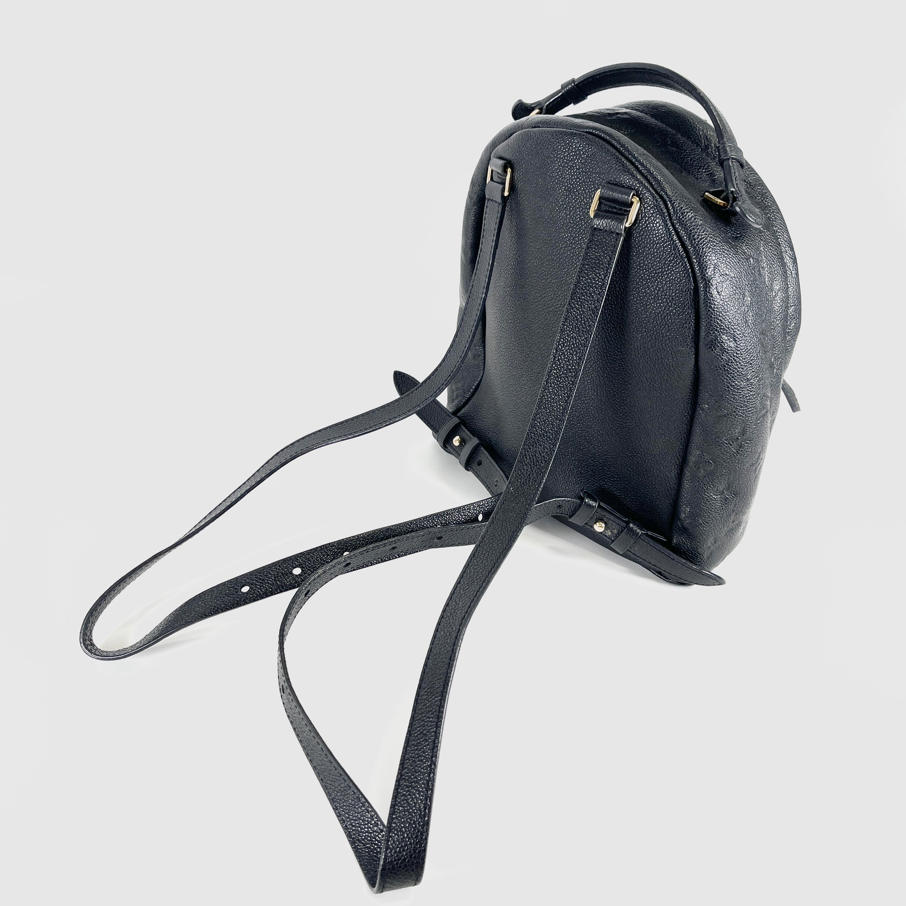 2603 secondhand LV Monogram Empreinte backpack M44016 CA1118 black
