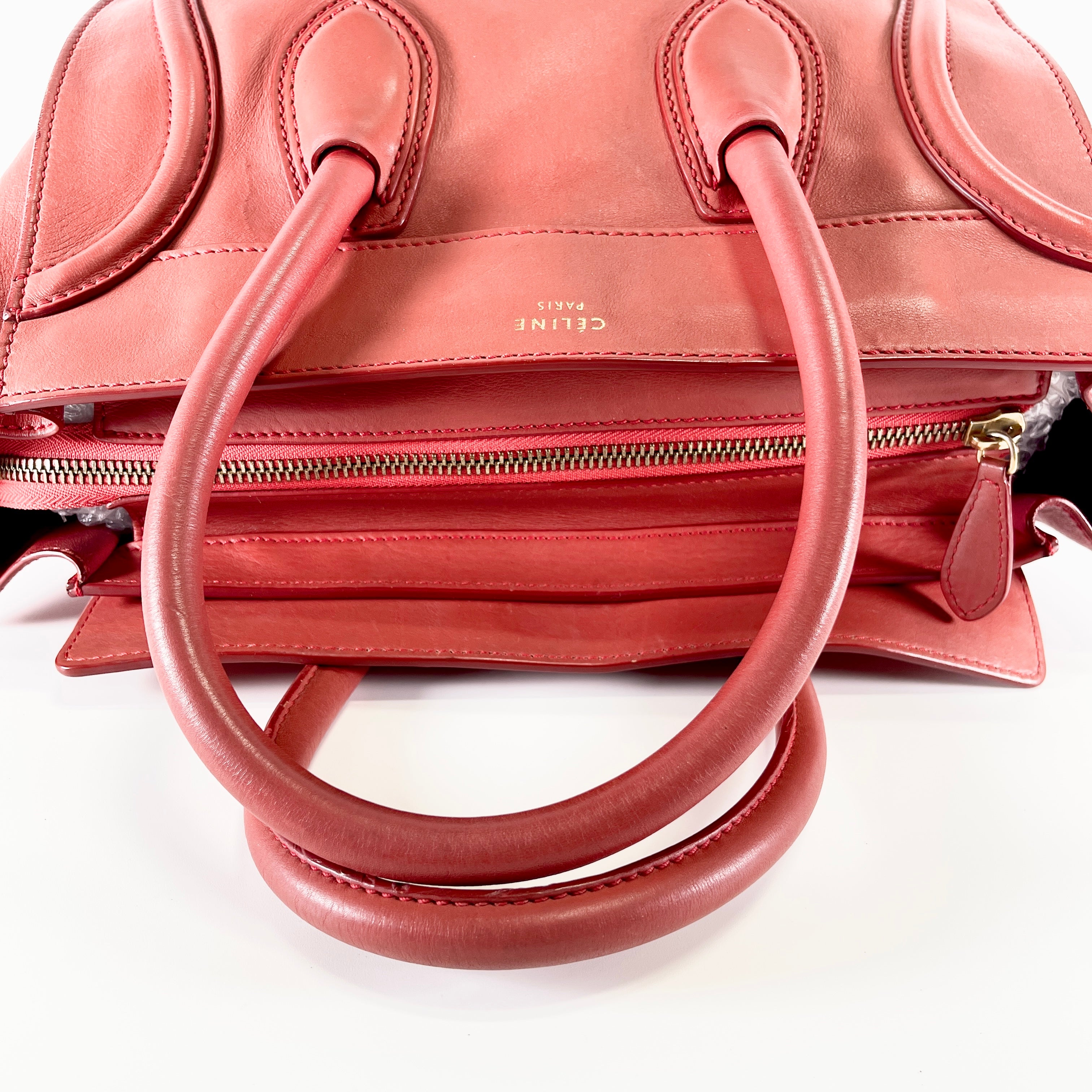 2603 secondhand CELINE Luggage mini Shopper F SA 0141 PA 0161 hand bag