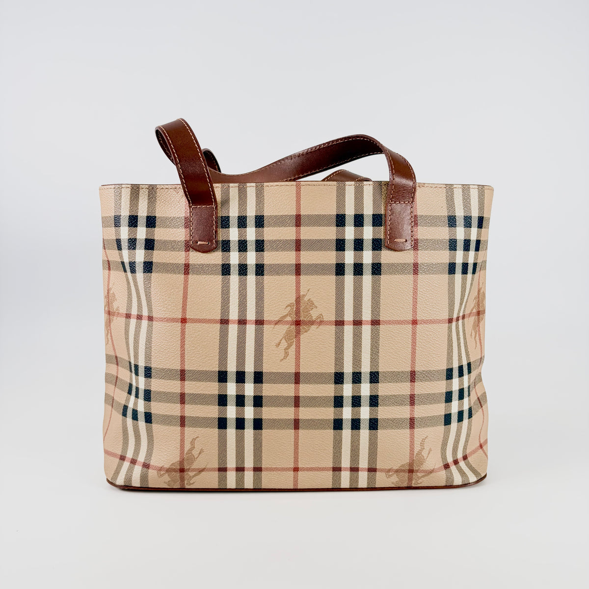 2605 secondhand BURBERRY Nova check Tote