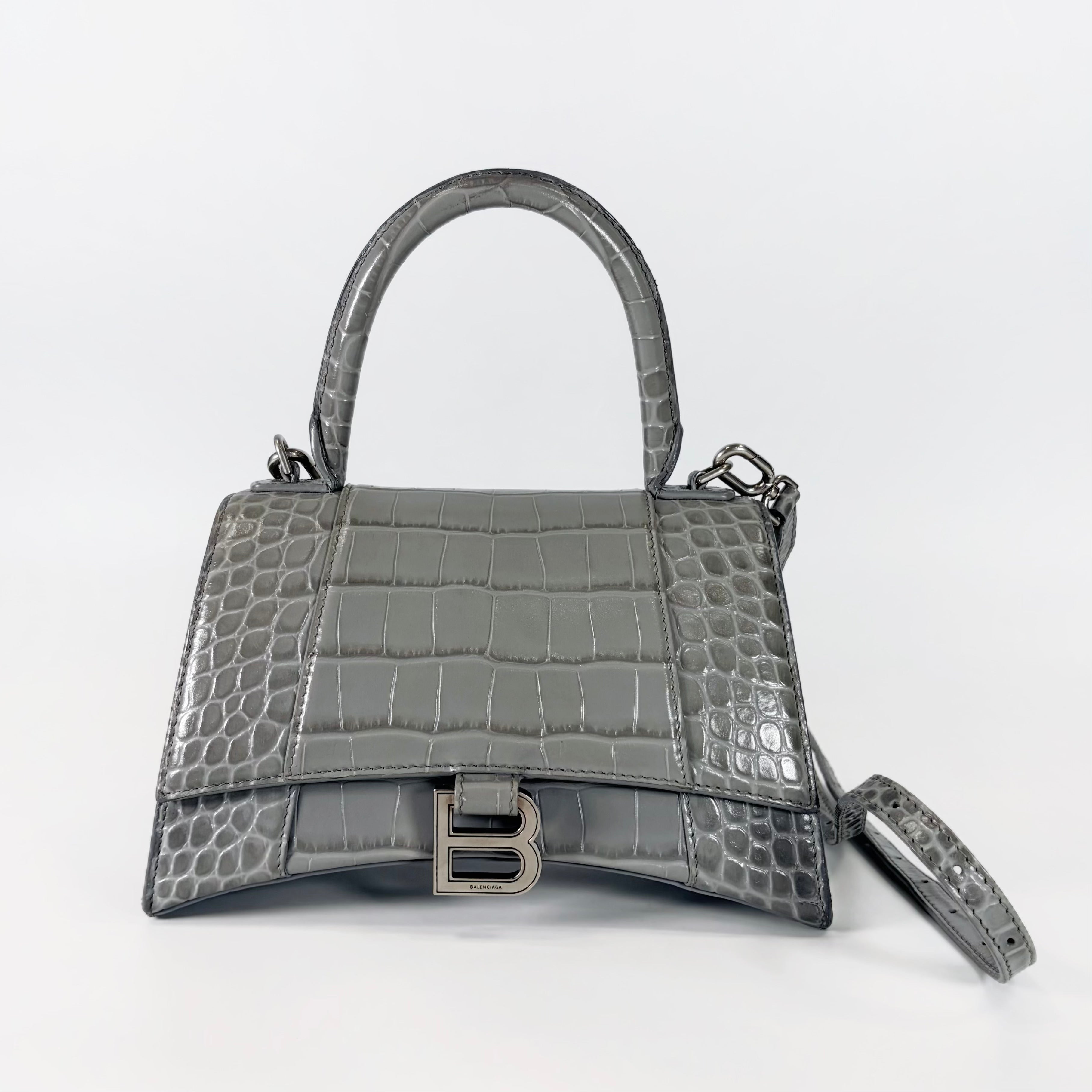 2603 secondhand BALENCIAGA Small Hourglass ring bag