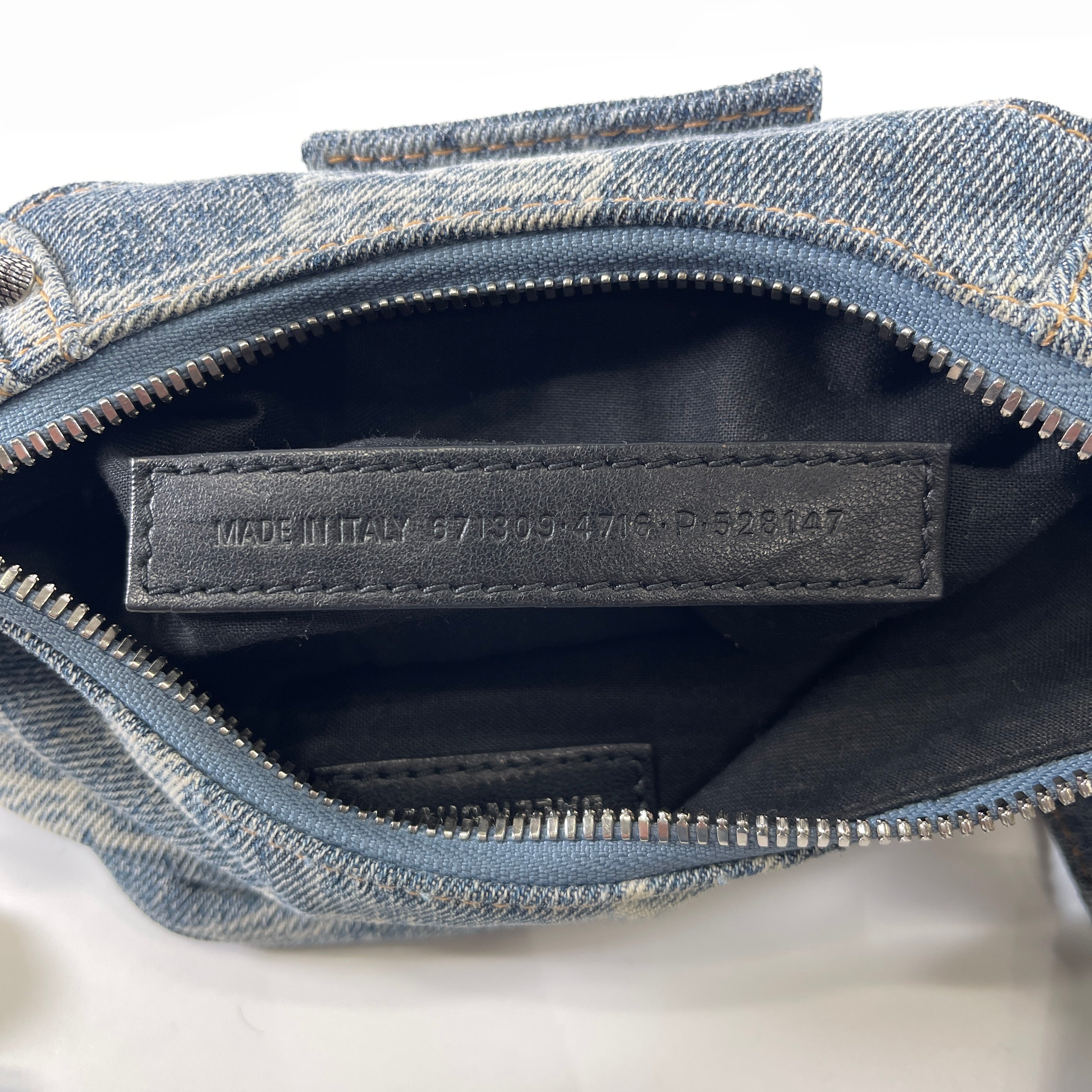 2603 secondhand BALENCIAGA One shoulder denim SA Rank