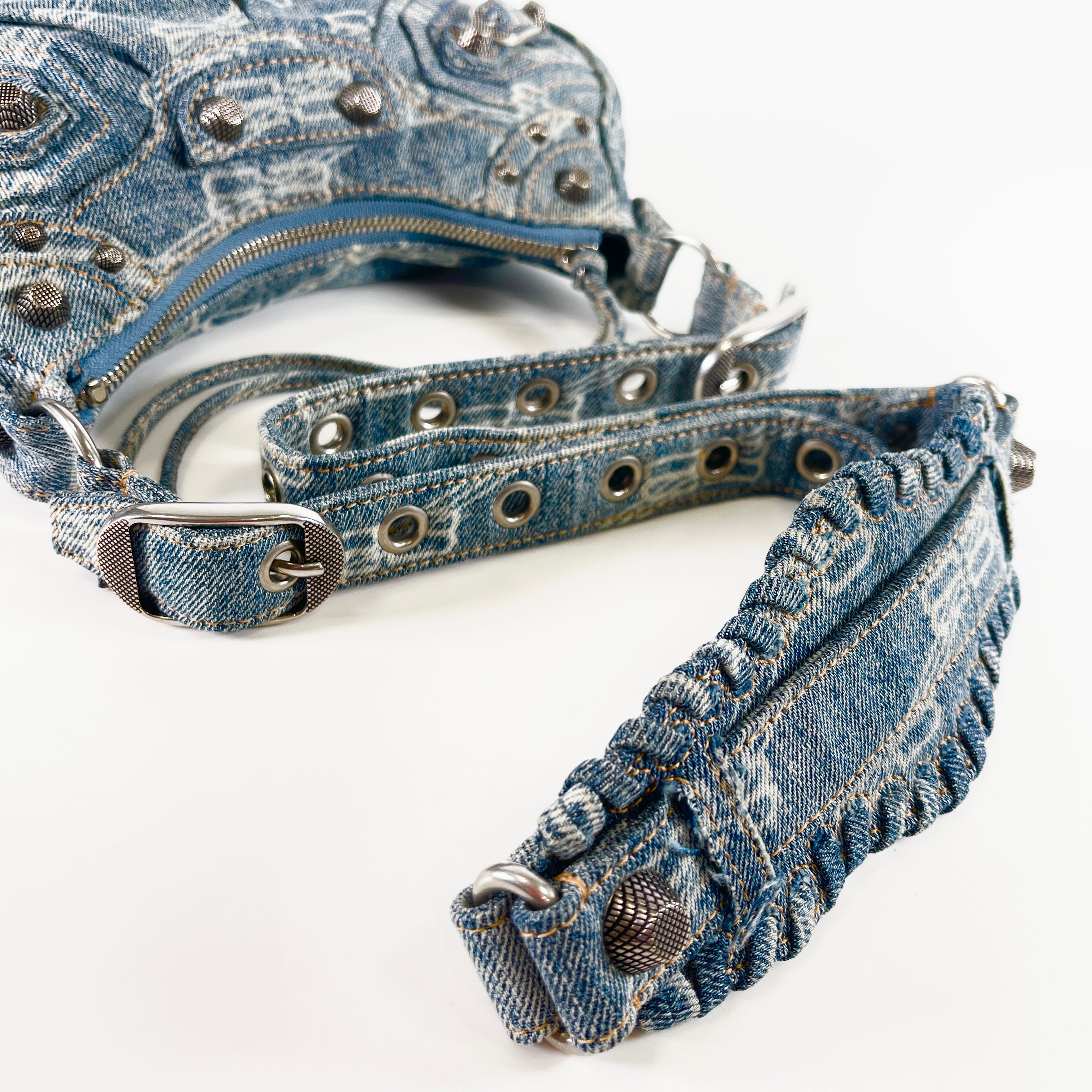 2603 secondhand BALENCIAGA One shoulder denim SA Rank