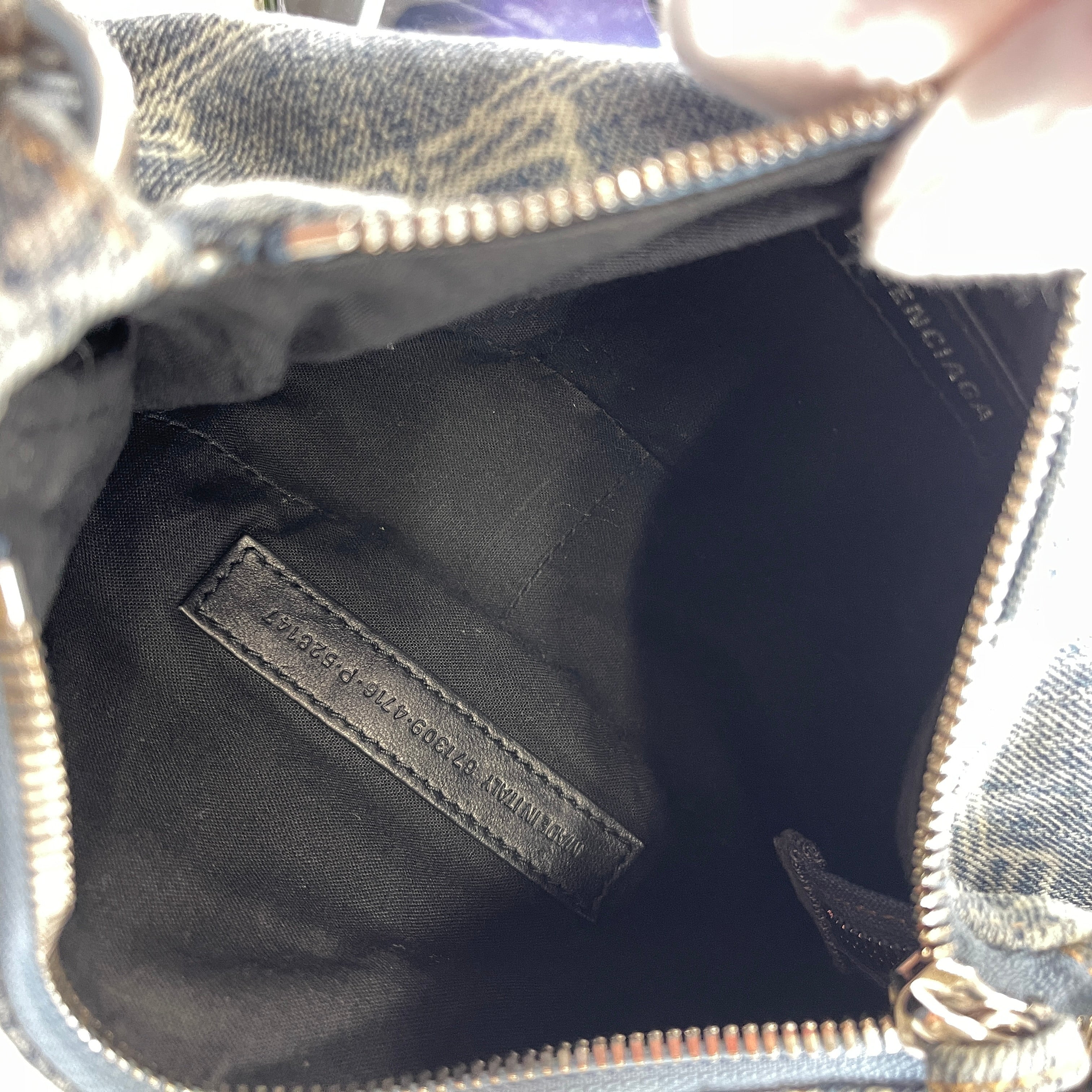 2603 secondhand BALENCIAGA One shoulder denim SA Rank