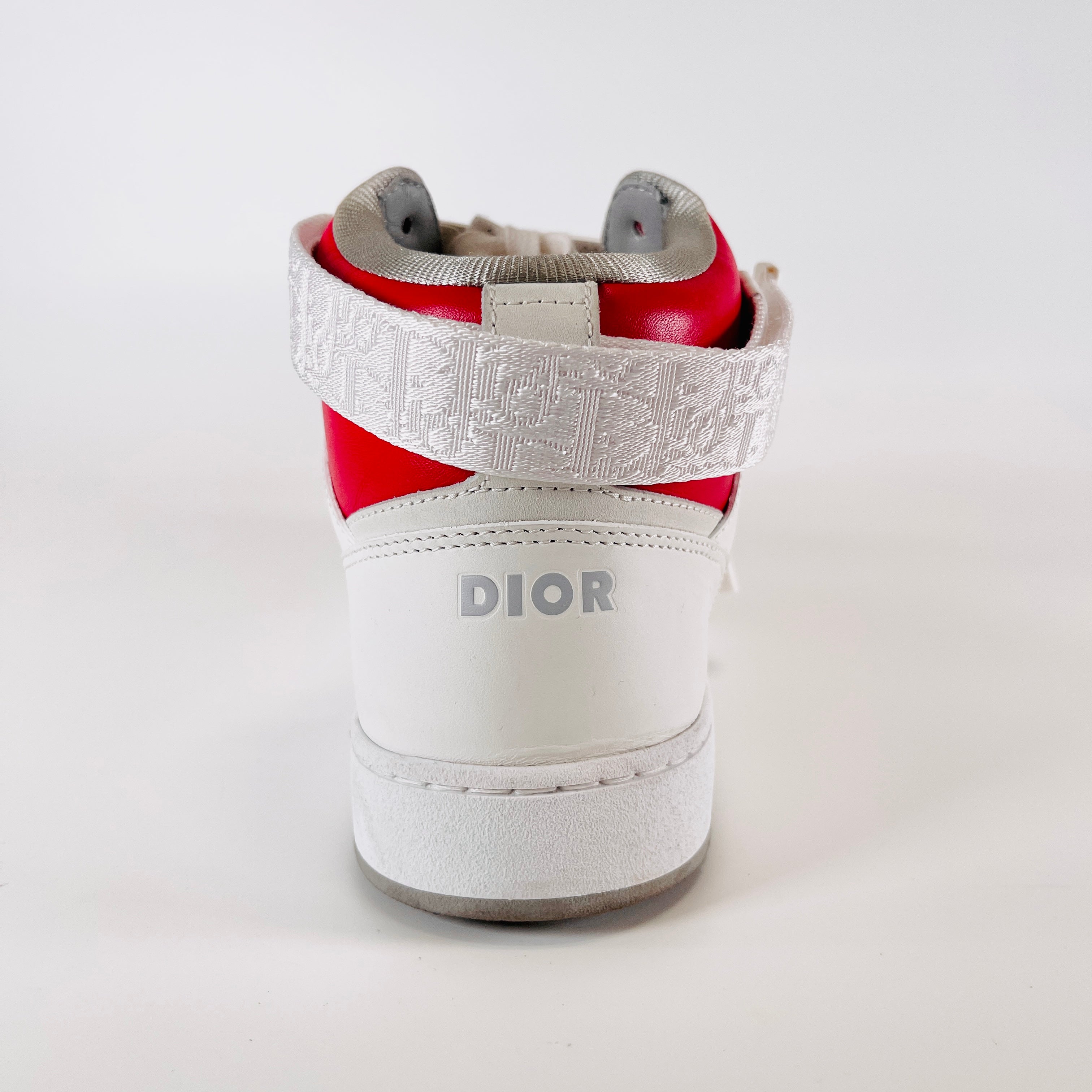 2606 secondhand CD B27 leather Ikat sneakers 43 Men's Red × white SC0321 of leak Kuro strap Ini