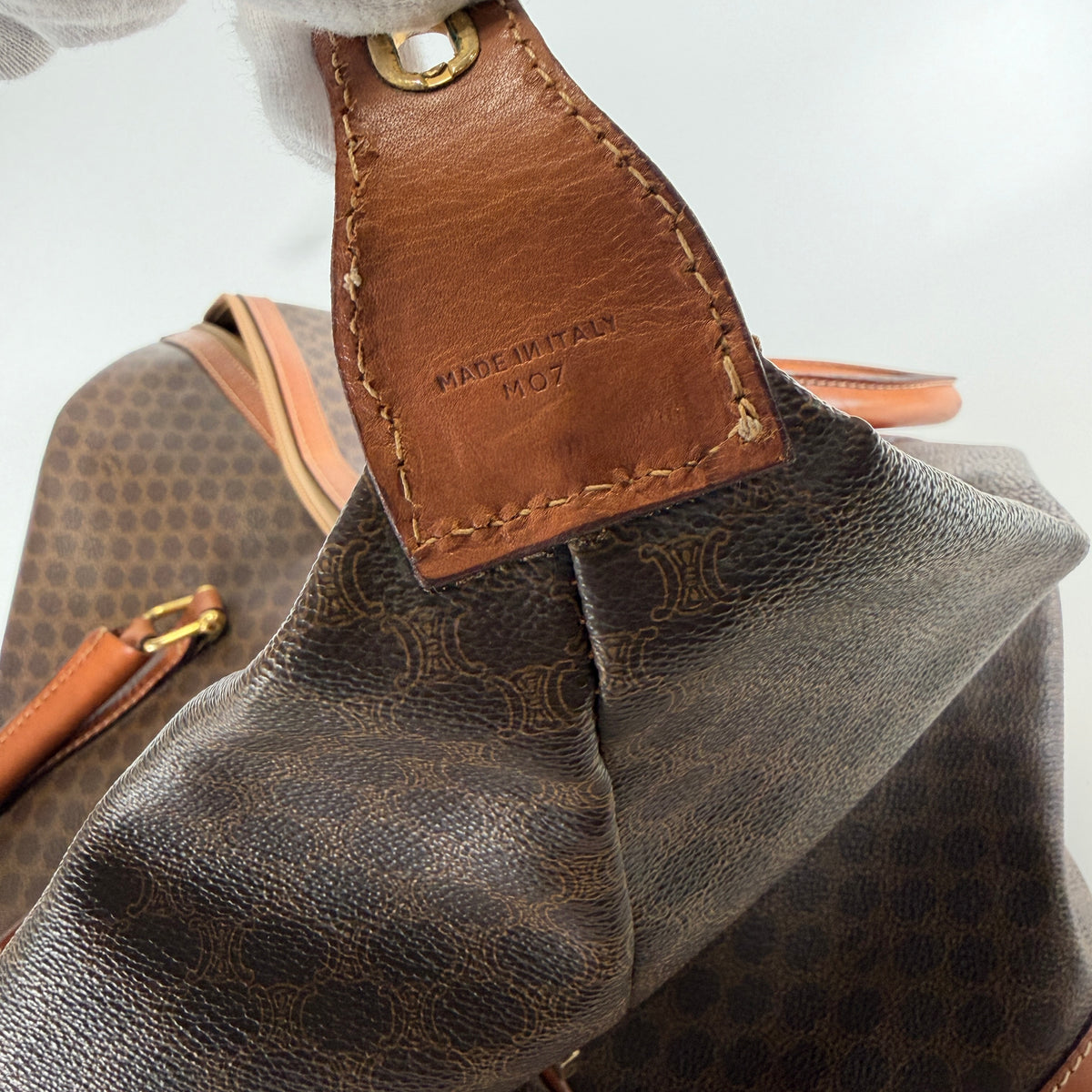 2607 secondhand CELINE Macadam Boston bag
