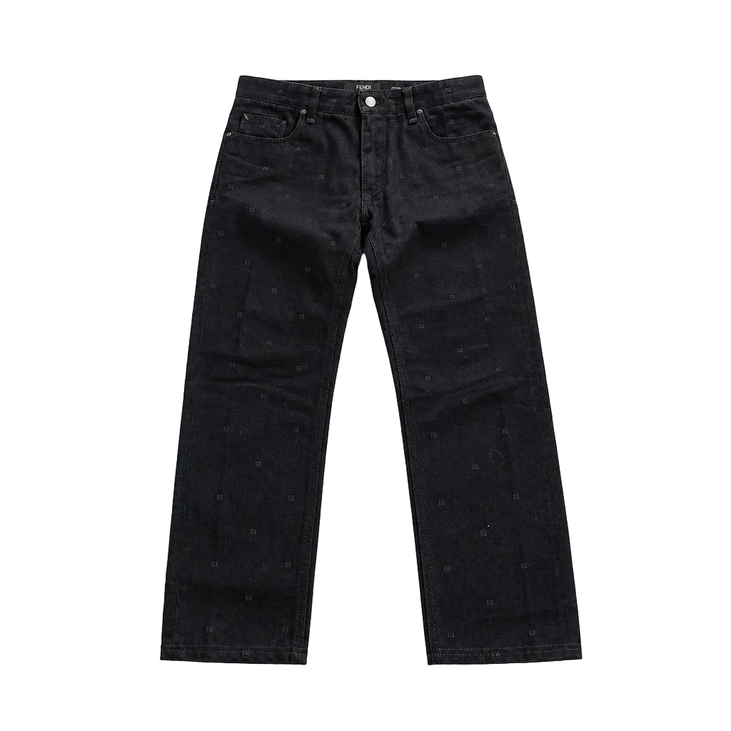2602 secondhand FENDI denim pants
