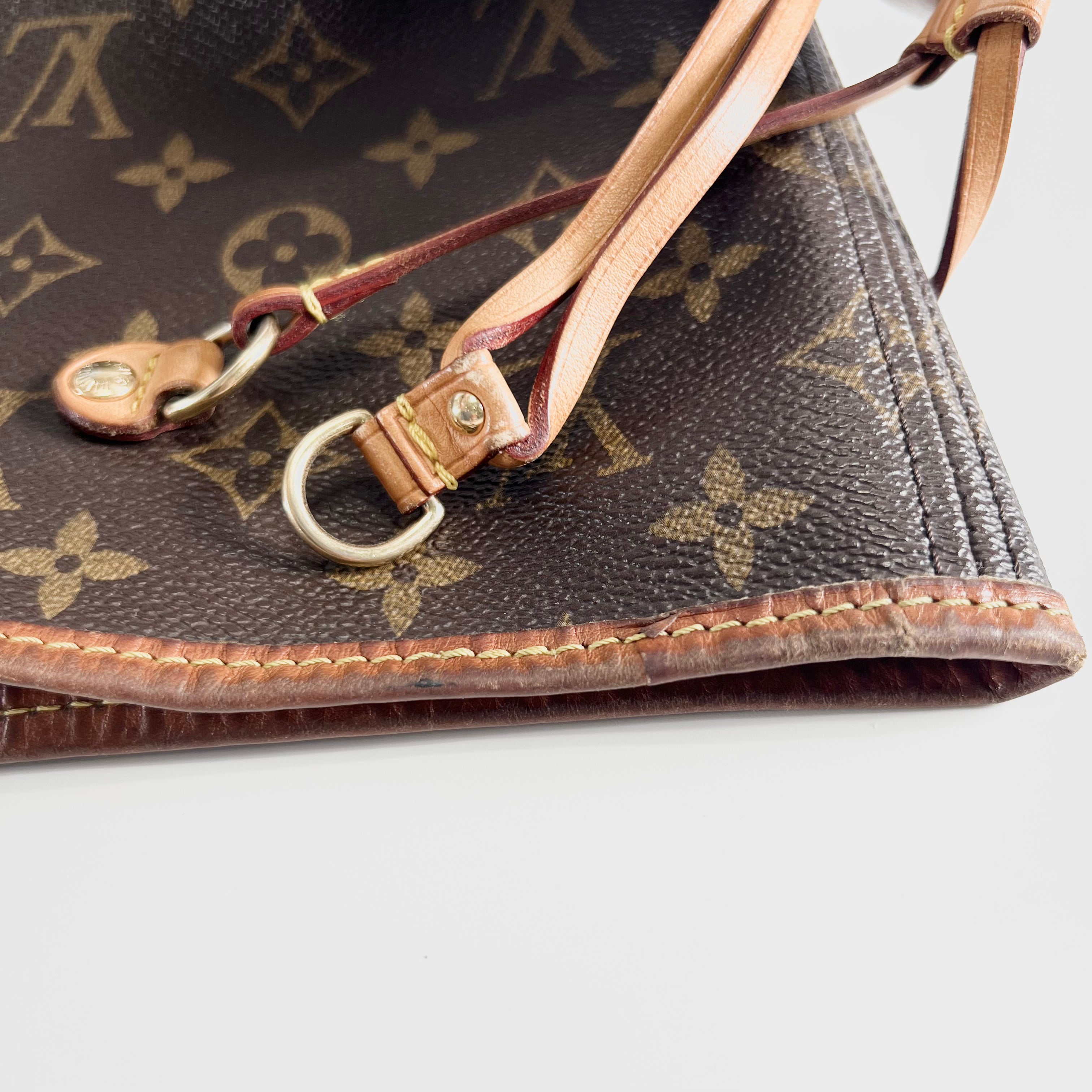 2605 secondhand LV mono grams Neverfull GM