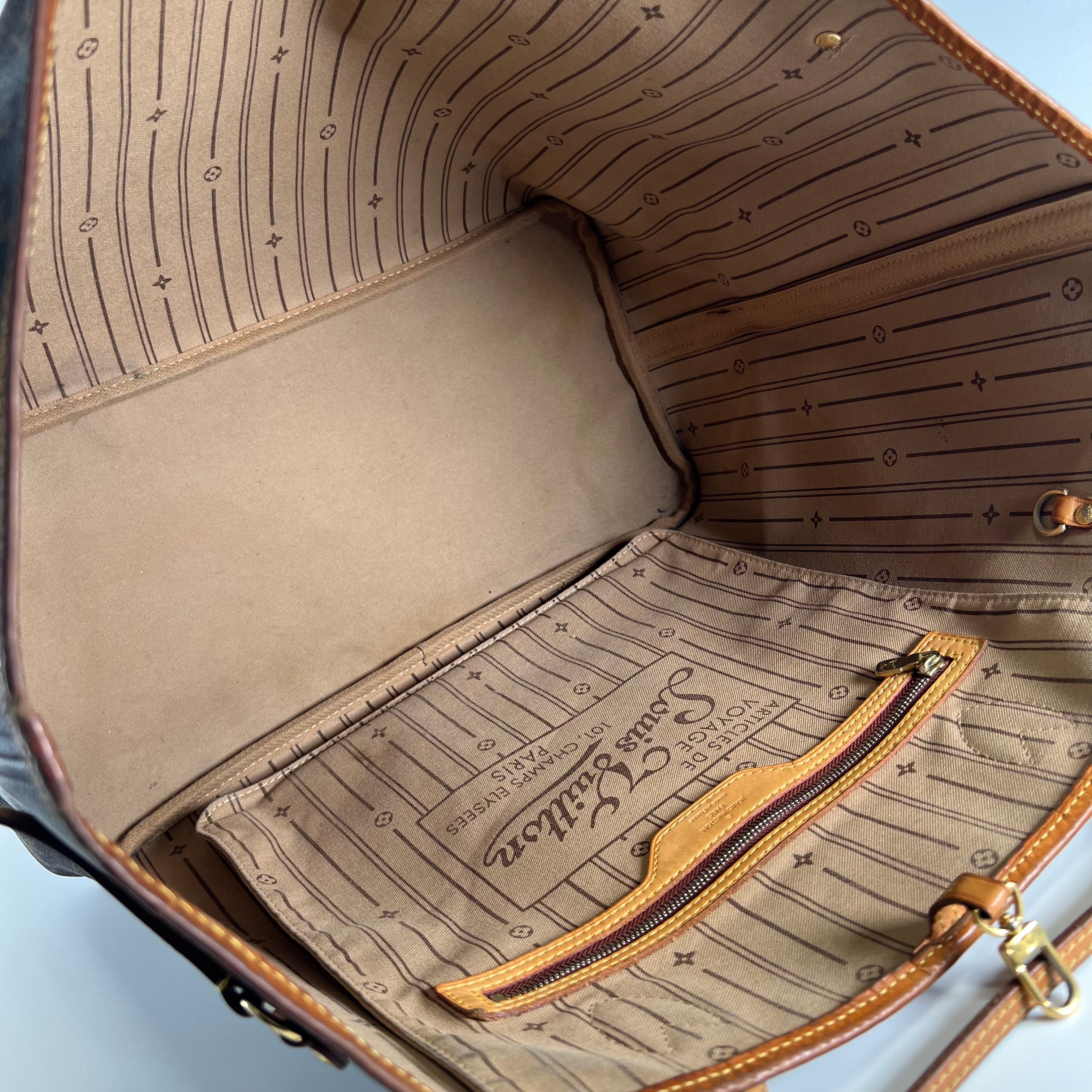 2605 secondhand LV mono grams Neverfull GM