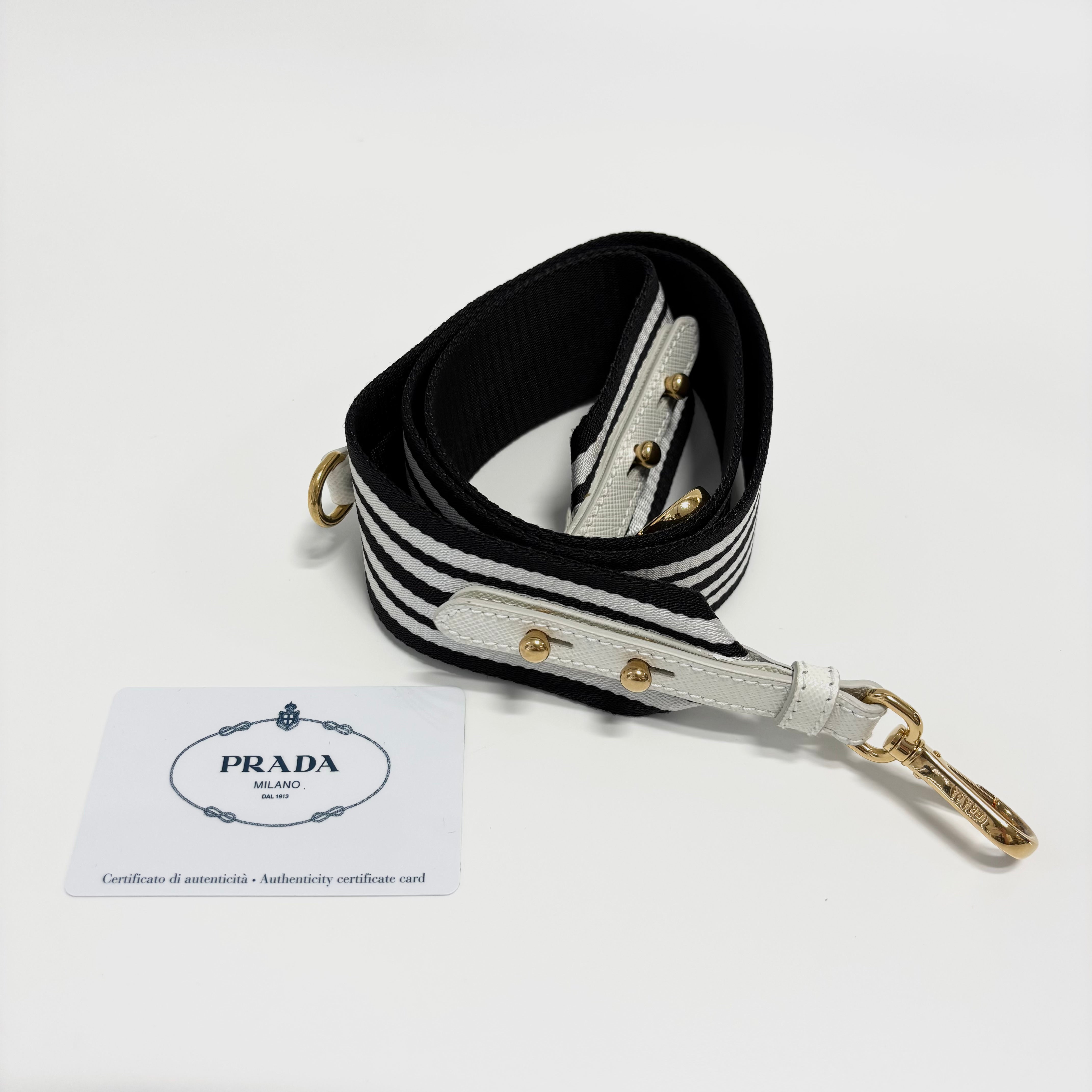 PRADA Canapa Medium Tote Bag Ivory