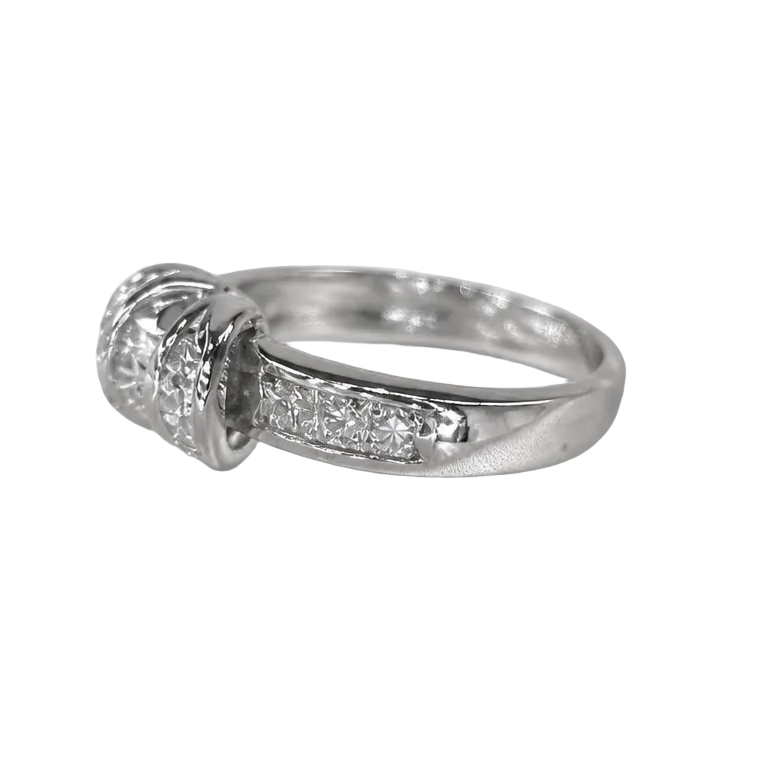 2606 secondhand K18WG D0.28ct 2.35ｇ