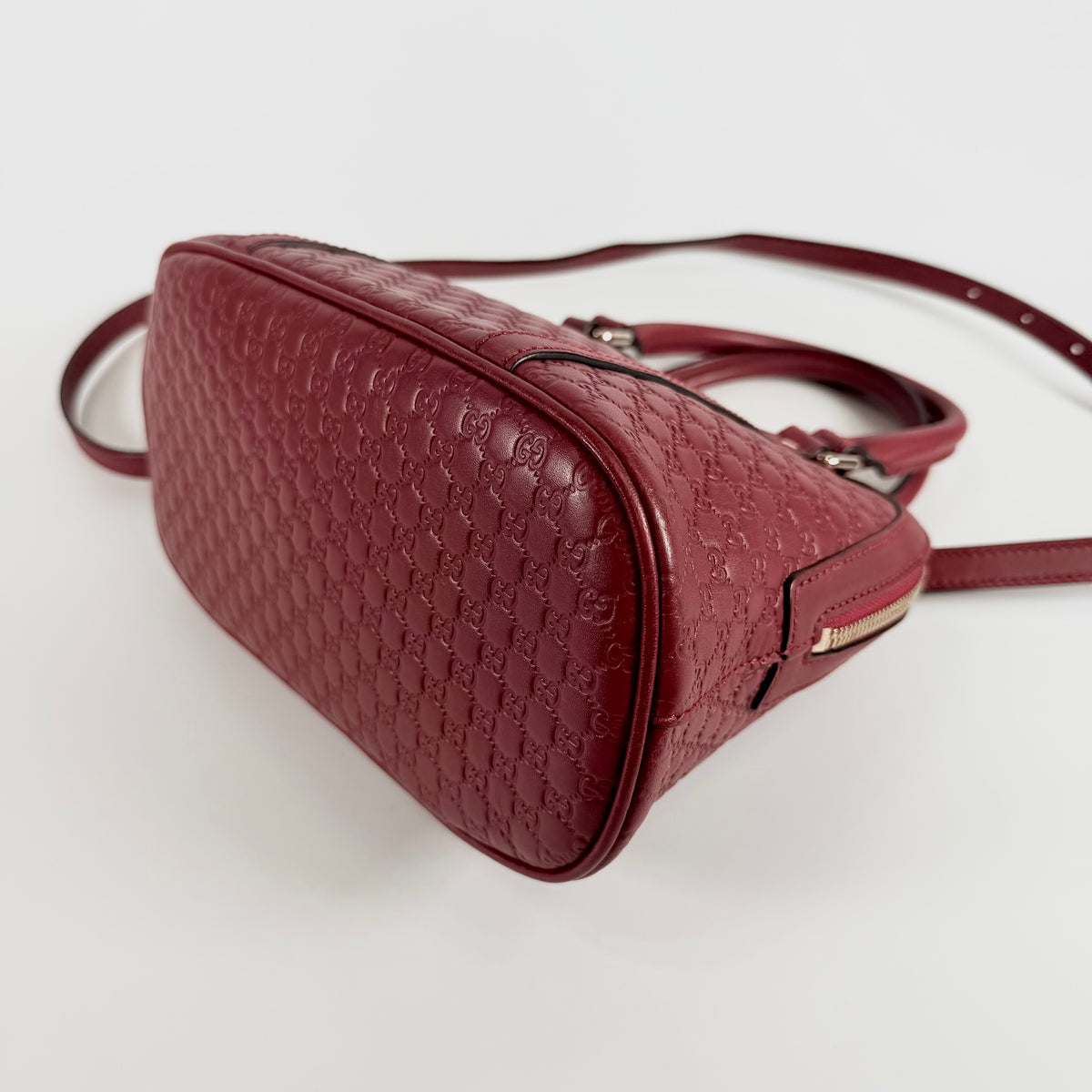 2604 secondhand GUCCI Bamboo 2way top handle bag
