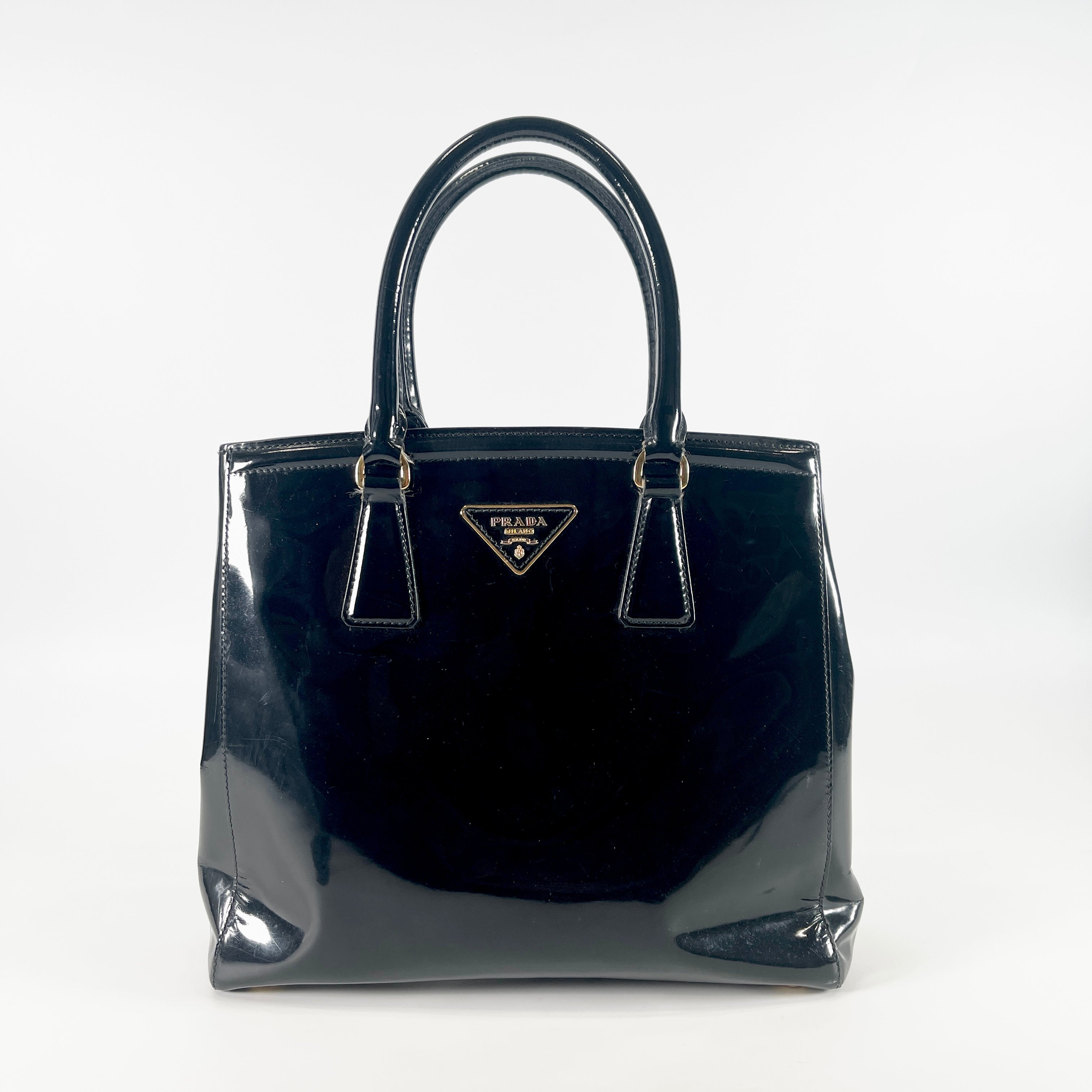 2605 secondhand PRADA Galleria 2WAY hand bag