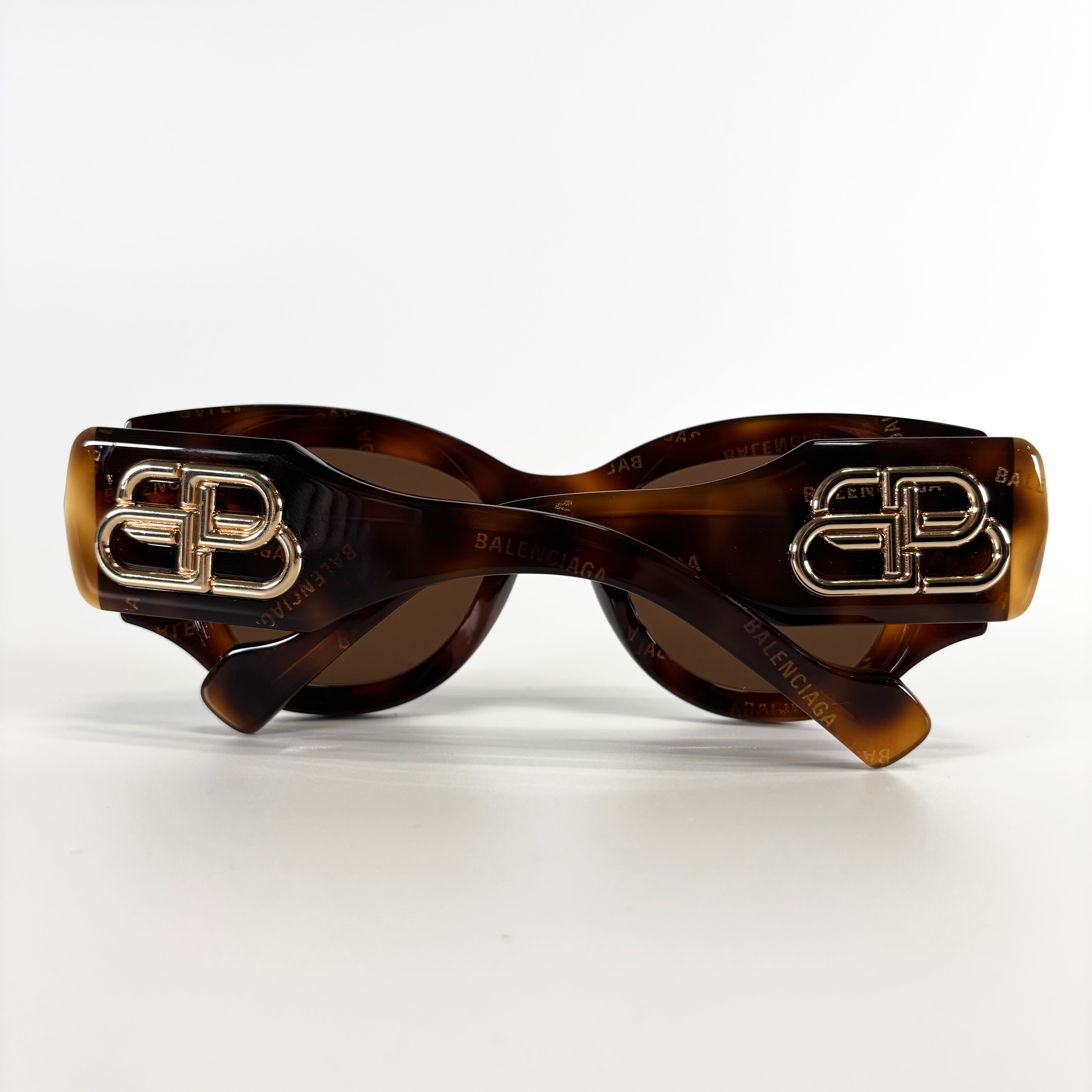 BALENCIAGA Sunglasses Paris Cat Brown BB0070S
