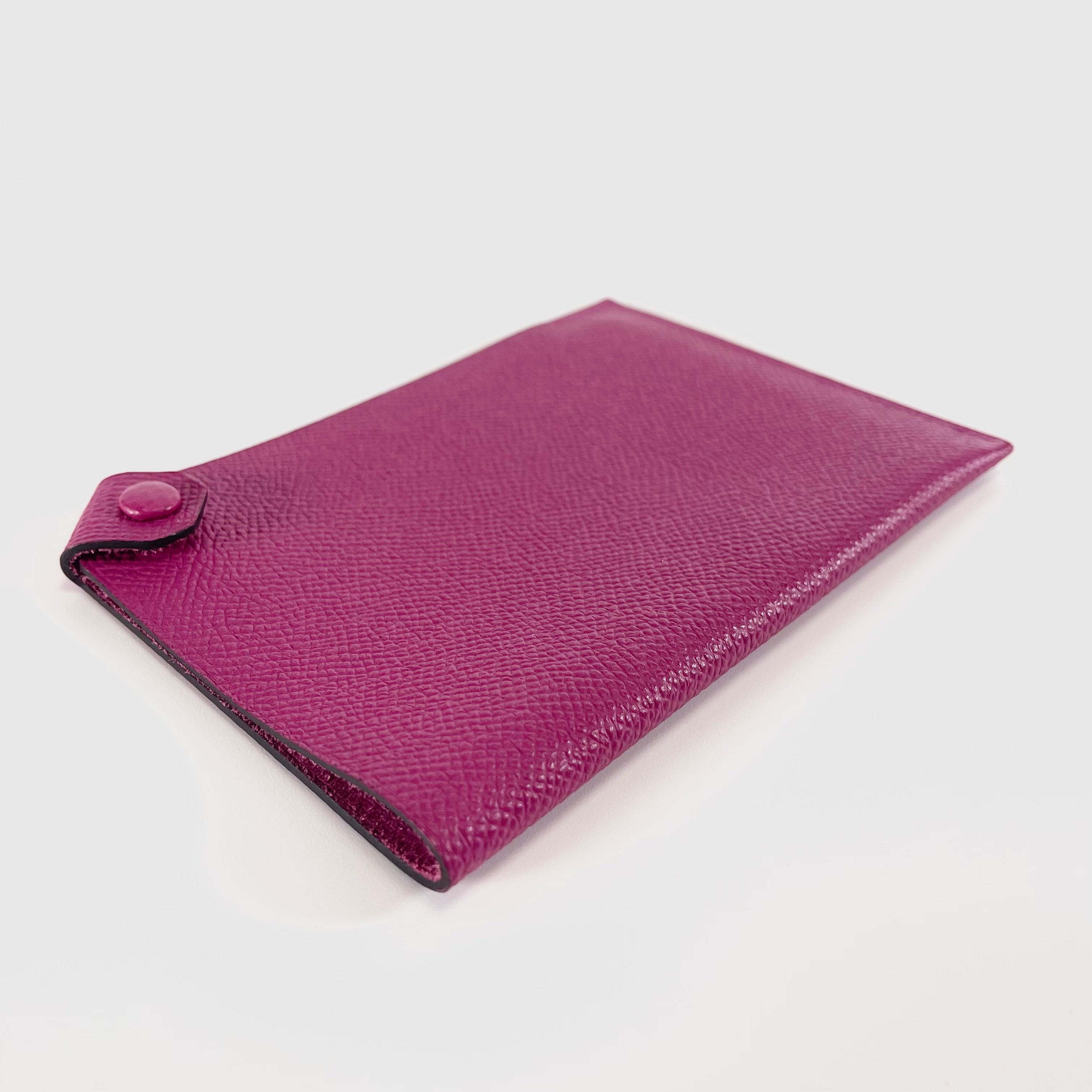 2605 secondhand HERMES Epson Passport case purple