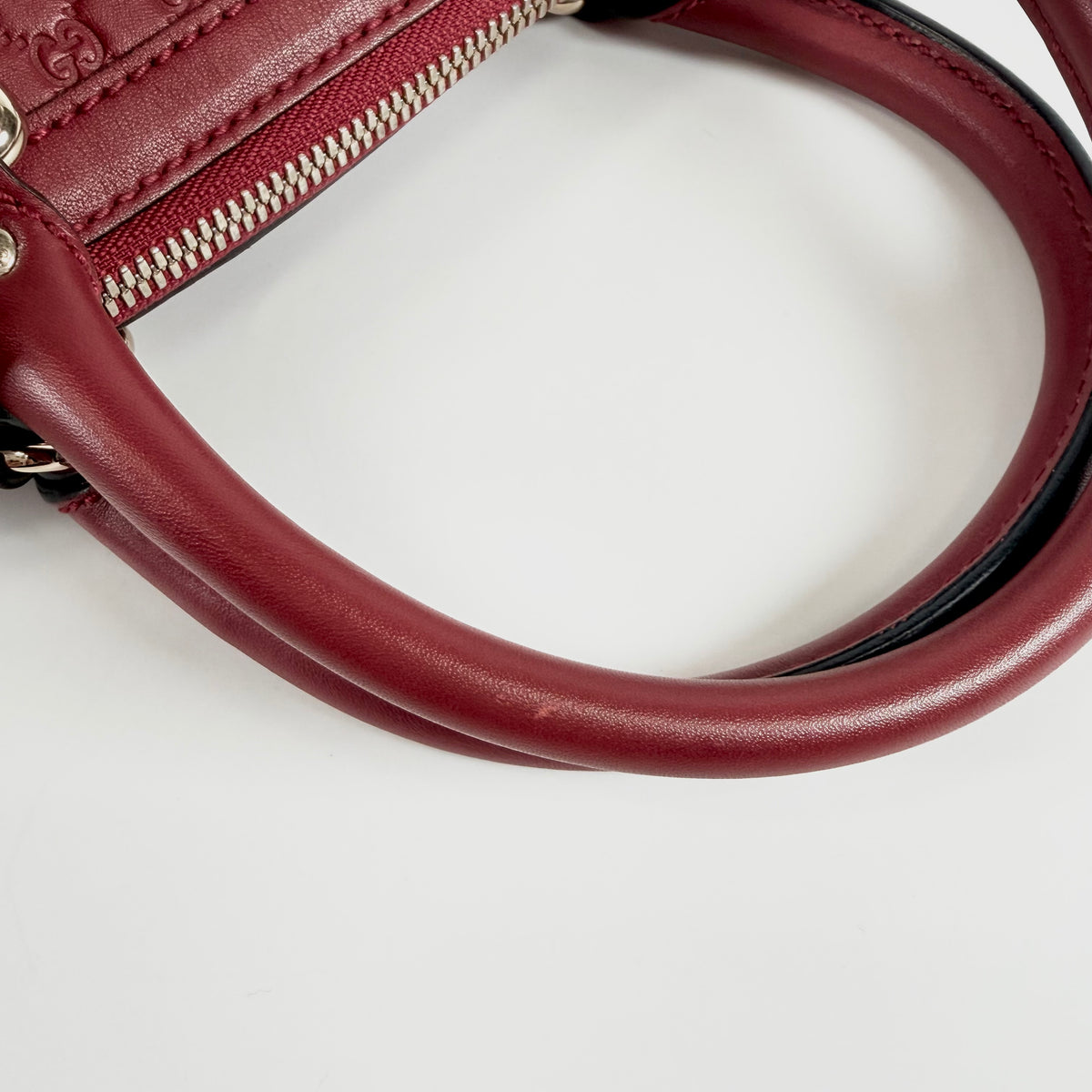 2604 secondhand GUCCI Bamboo 2way top handle bag