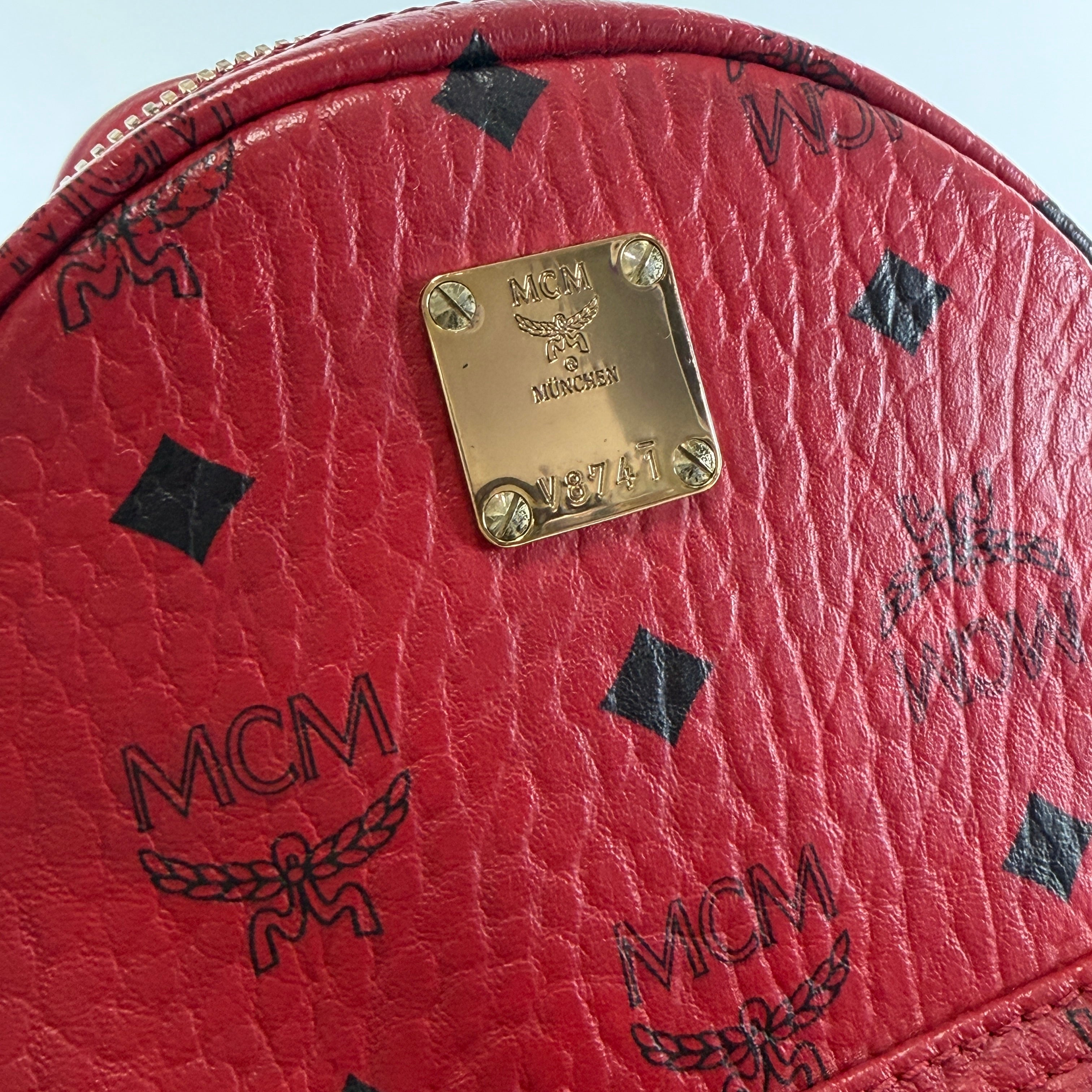 2605 secondhand MCM backpack