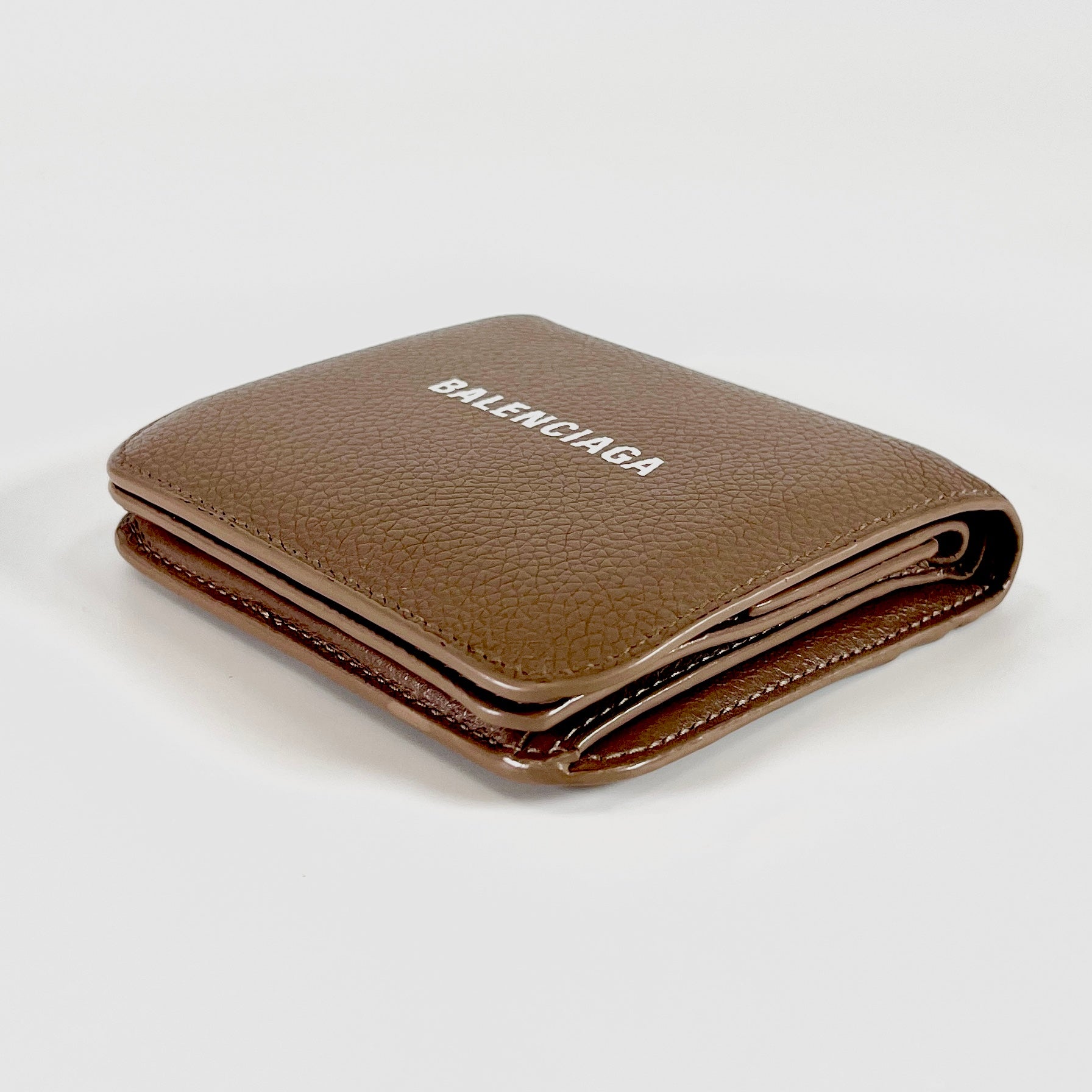 2603 secondhand BALENCIAGA logo Bifold wallet