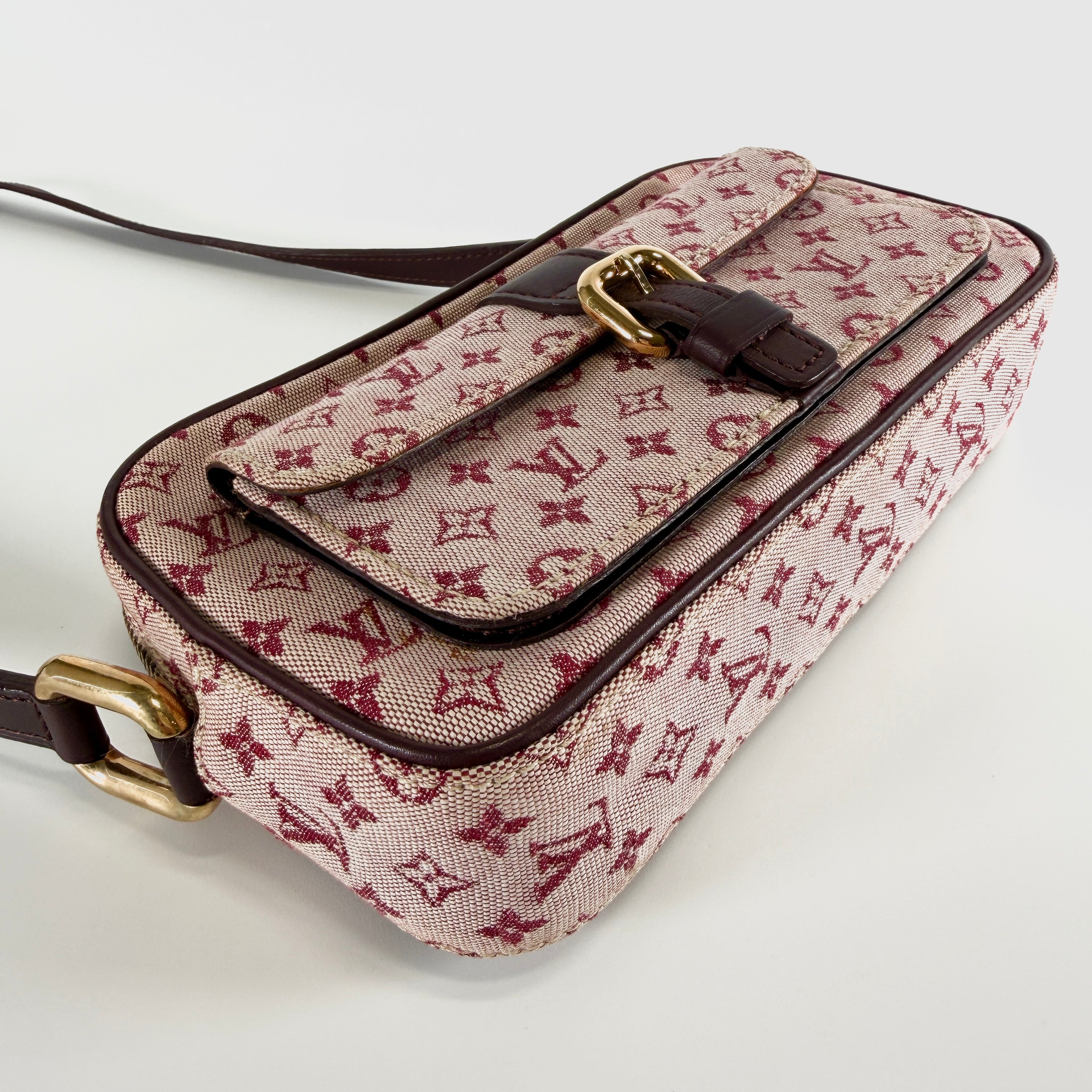 2607 secondhand LV Monogram Mini Juliet M92219 TH0042 Red