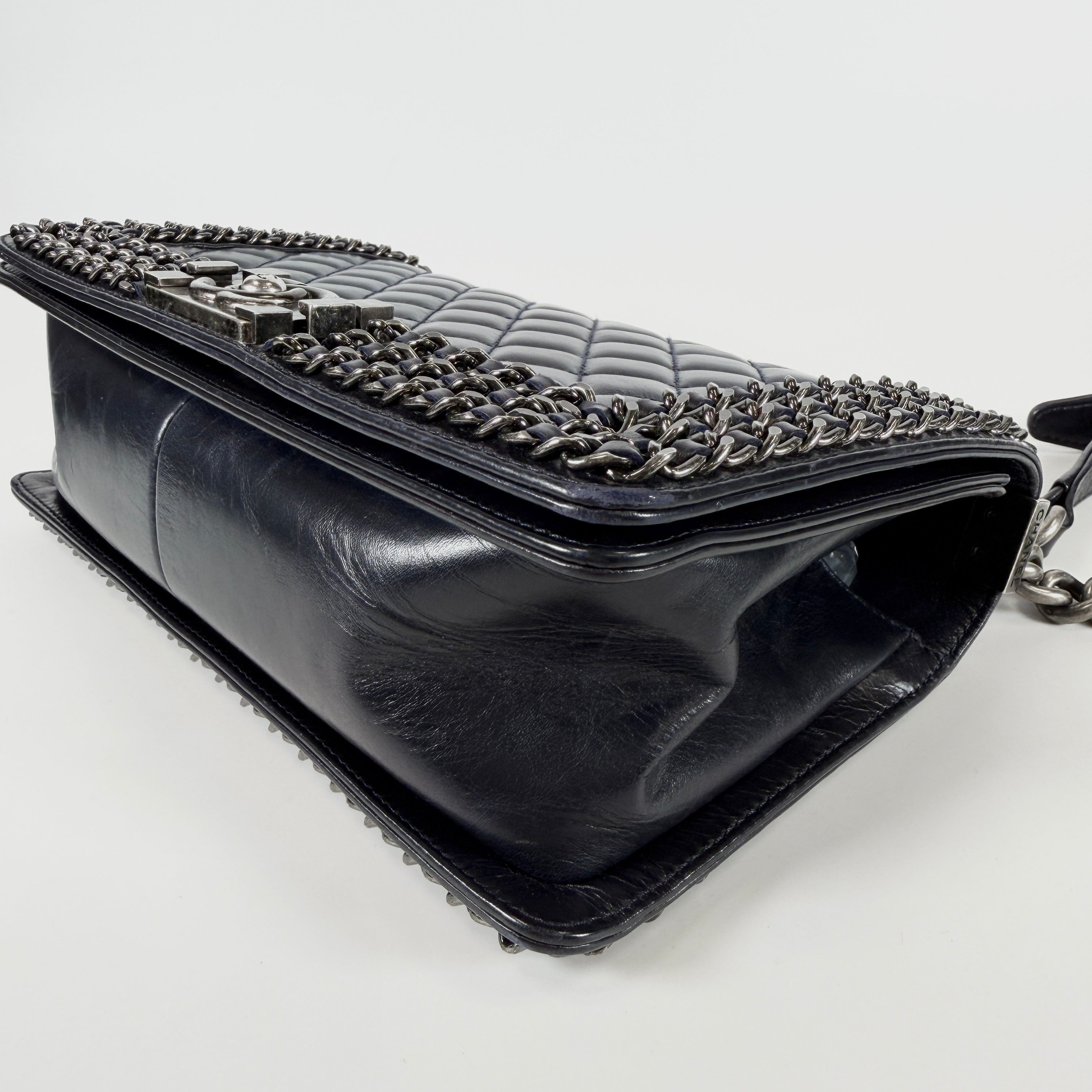 2606 secondhand CHANEL Boy Chain Shoulder Bag
