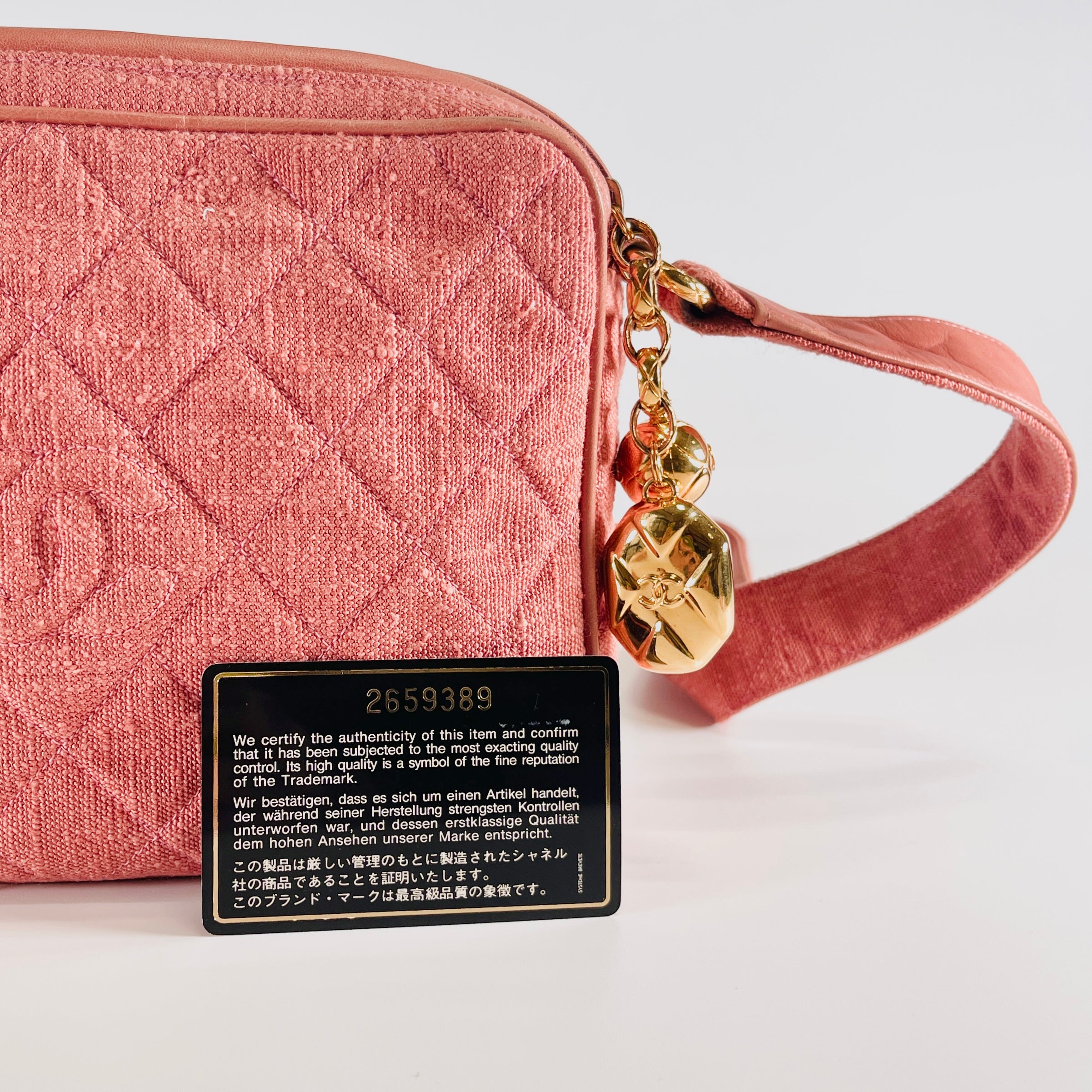 2603 secondhand CHANEL cotton Shoulder bag