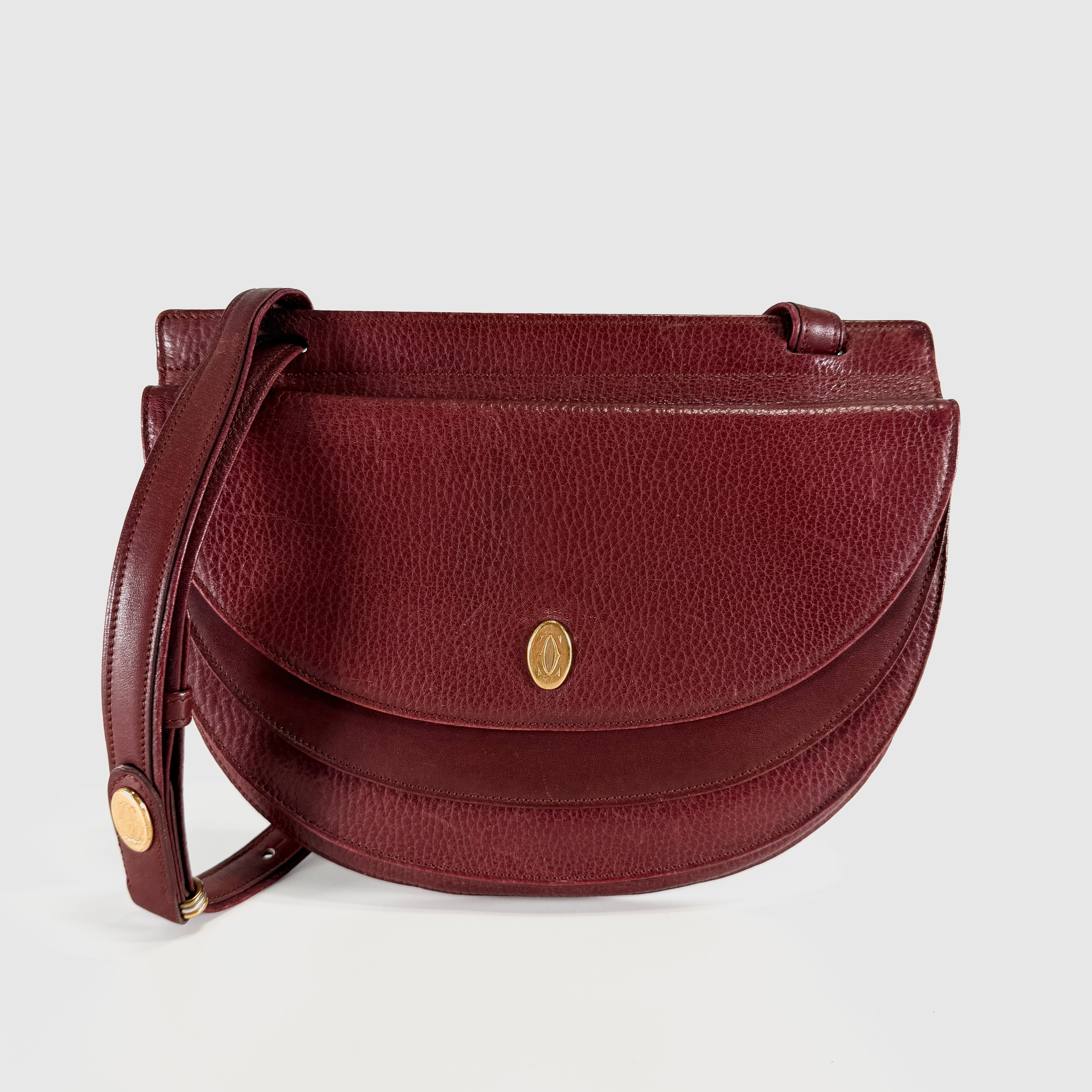 2607 secondhand CARTIER mustline Shoulder bag