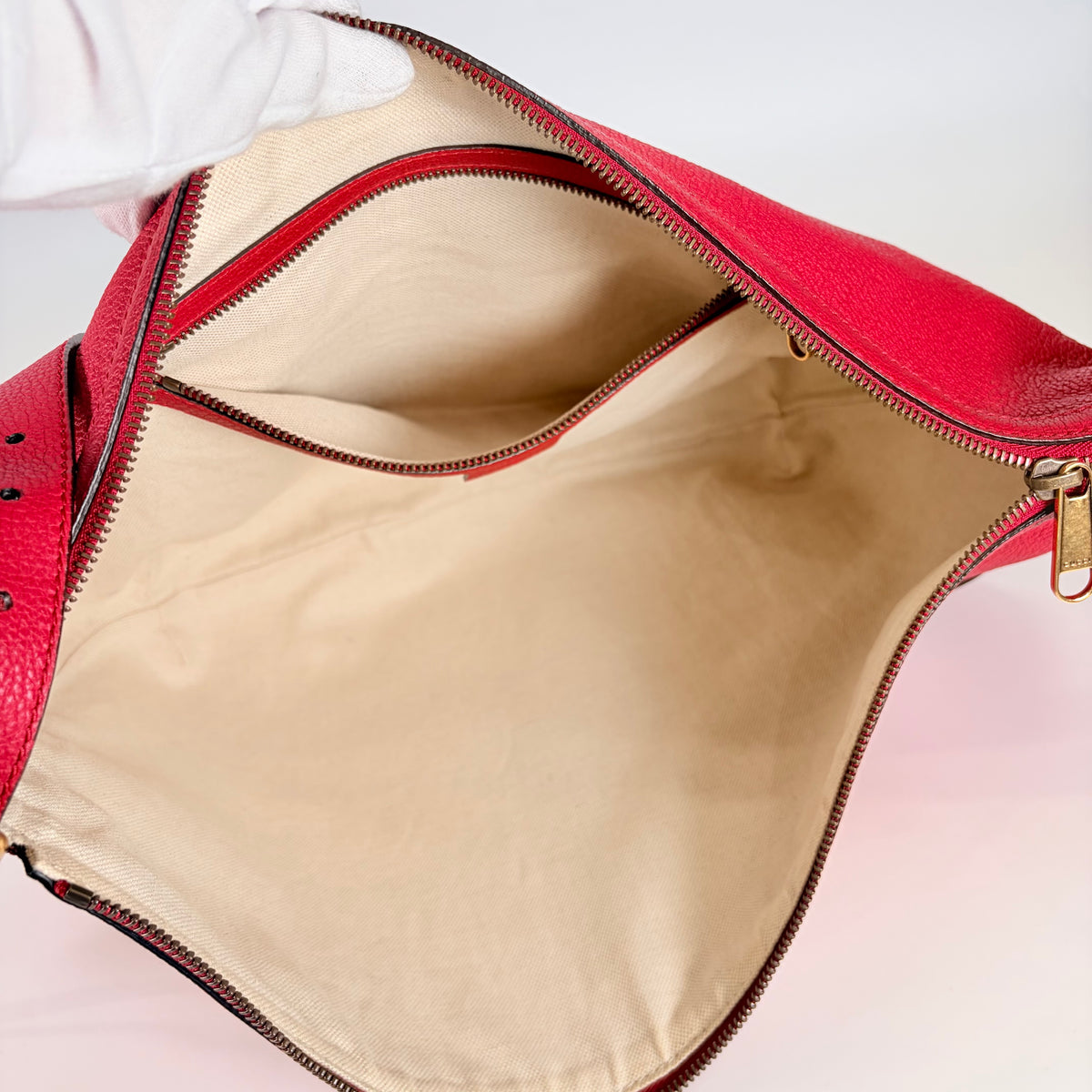 2605 secondhand GUCCI Print hobo