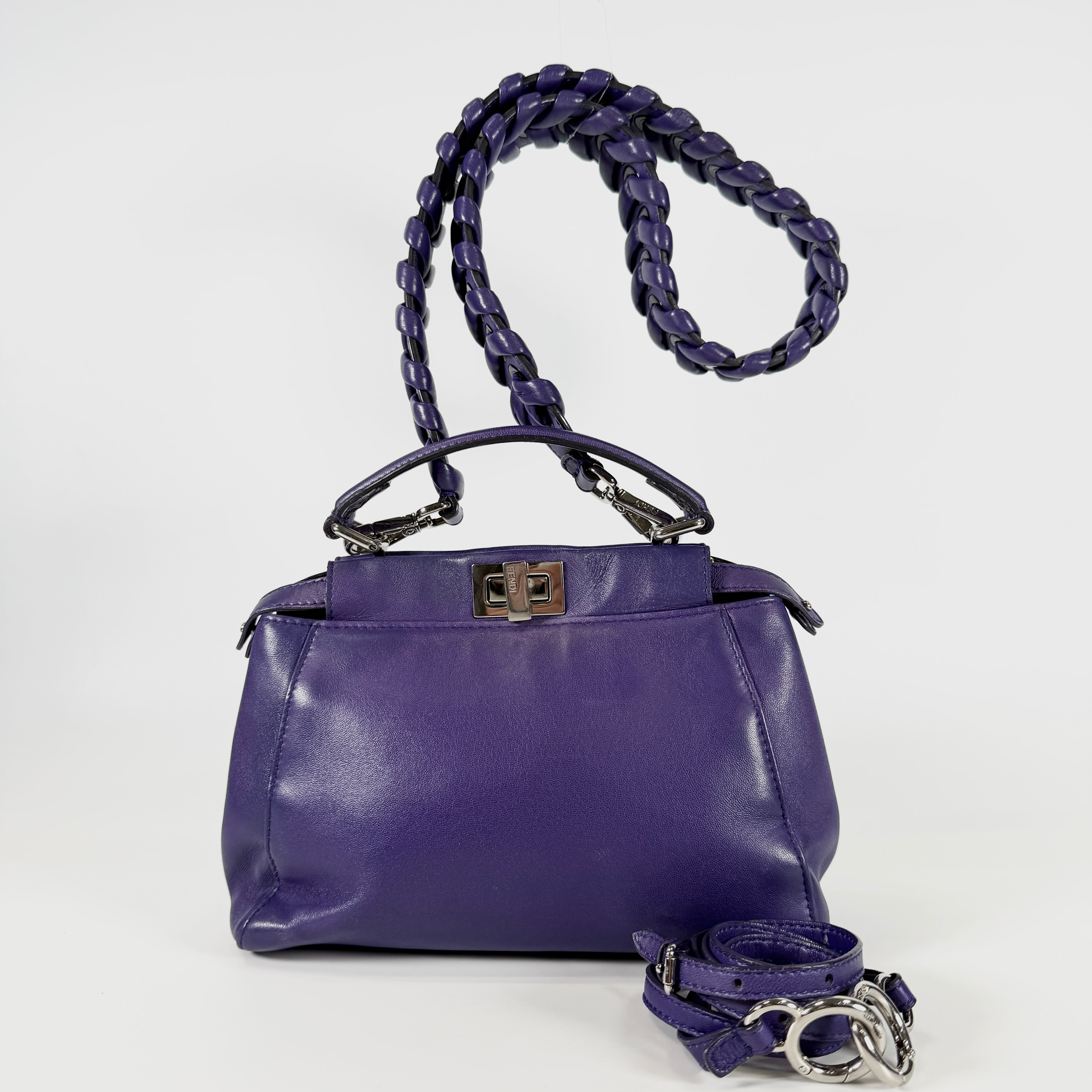 2606 secondhand FENDI mini Peekaboo