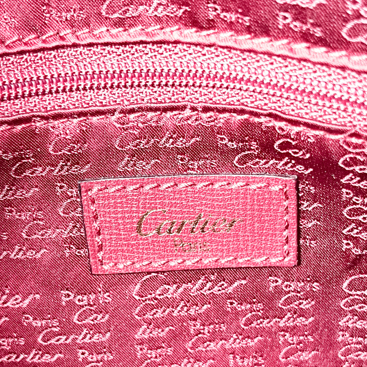 2608 secondhand CARTIER mustline 2Way bag