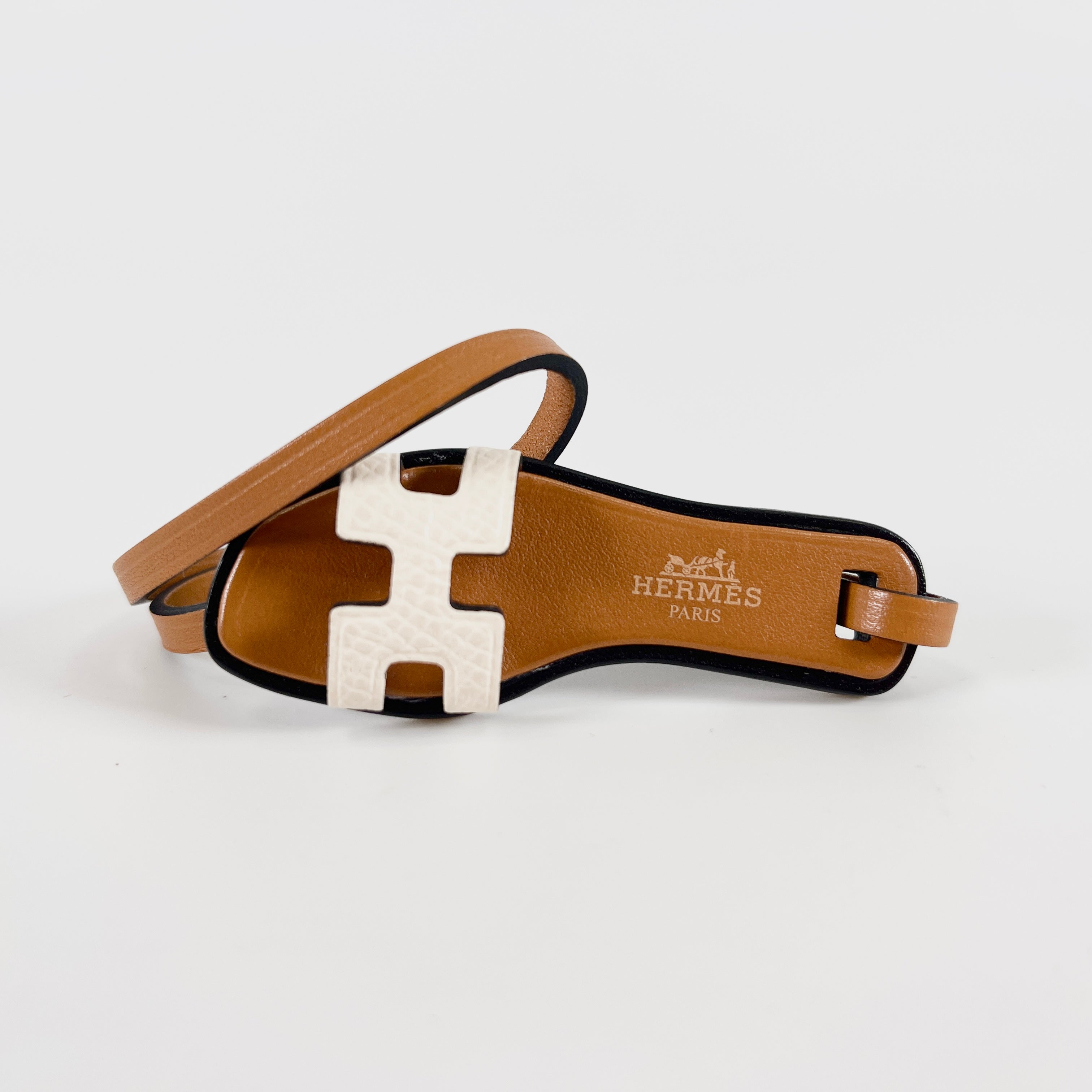 2603 secondhand HERMES key ring Oran Nano box 27