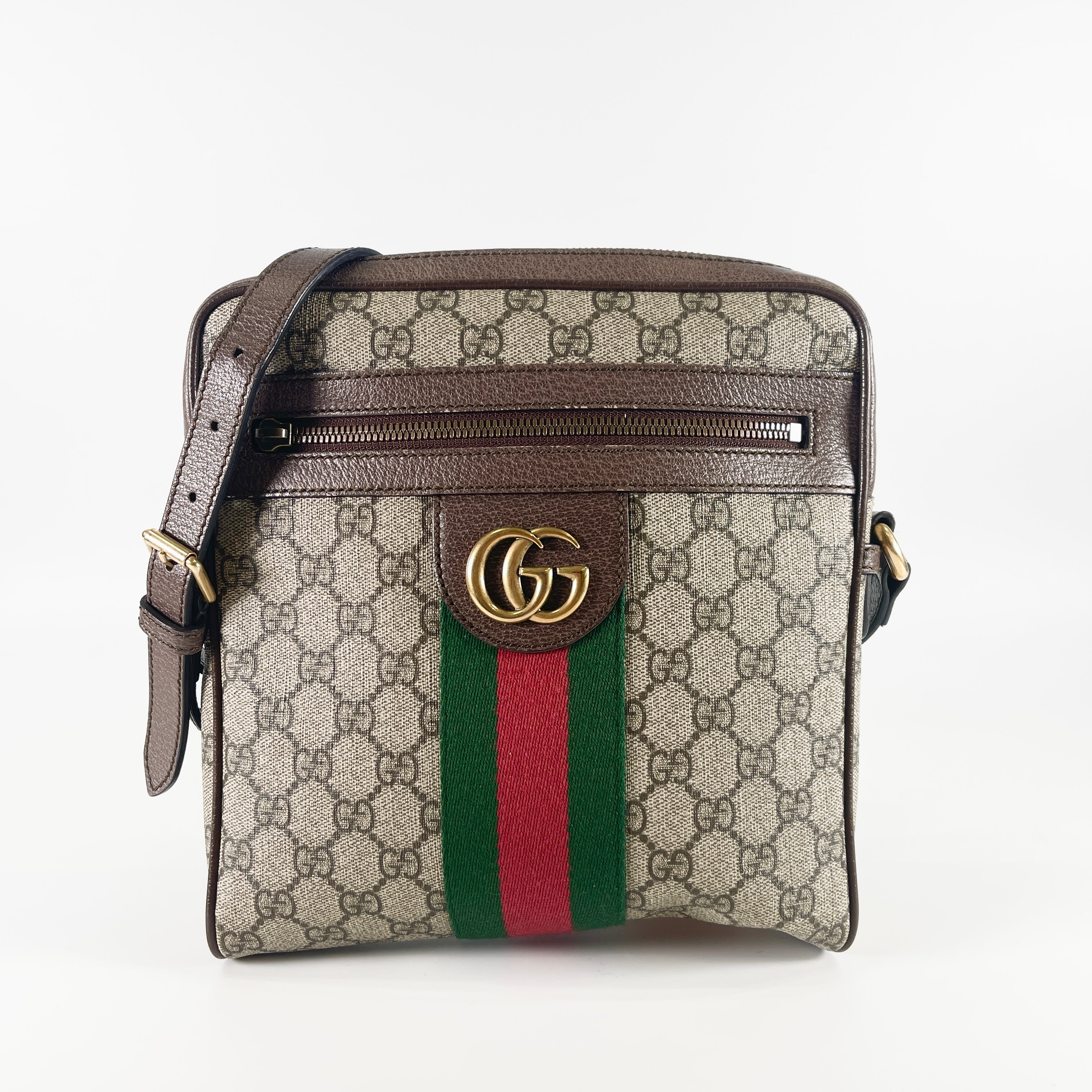 2605 secondhand GUCCI GG Supreme Ophidia Shoulder bag