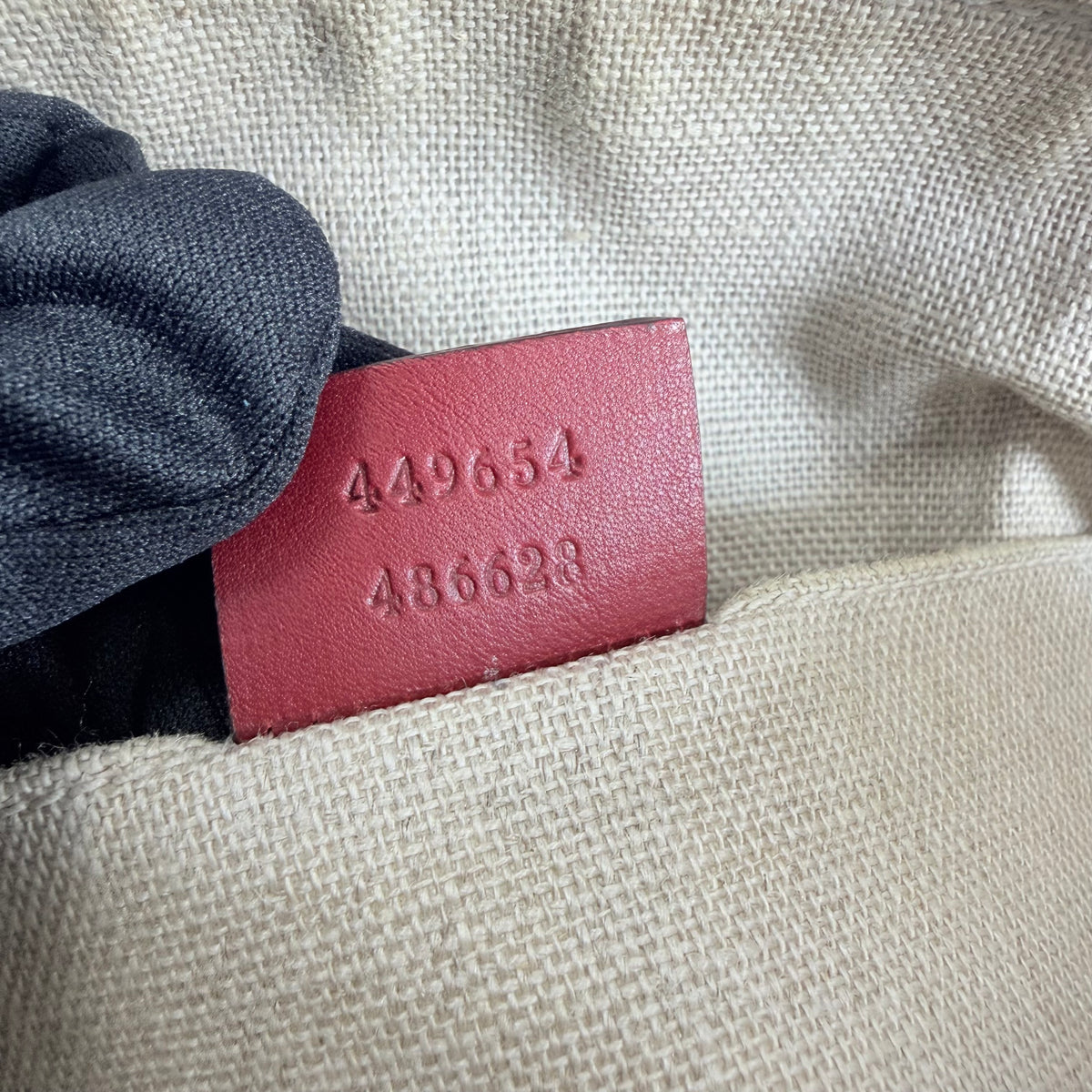 2604 secondhand GUCCI Bamboo 2way top handle bag