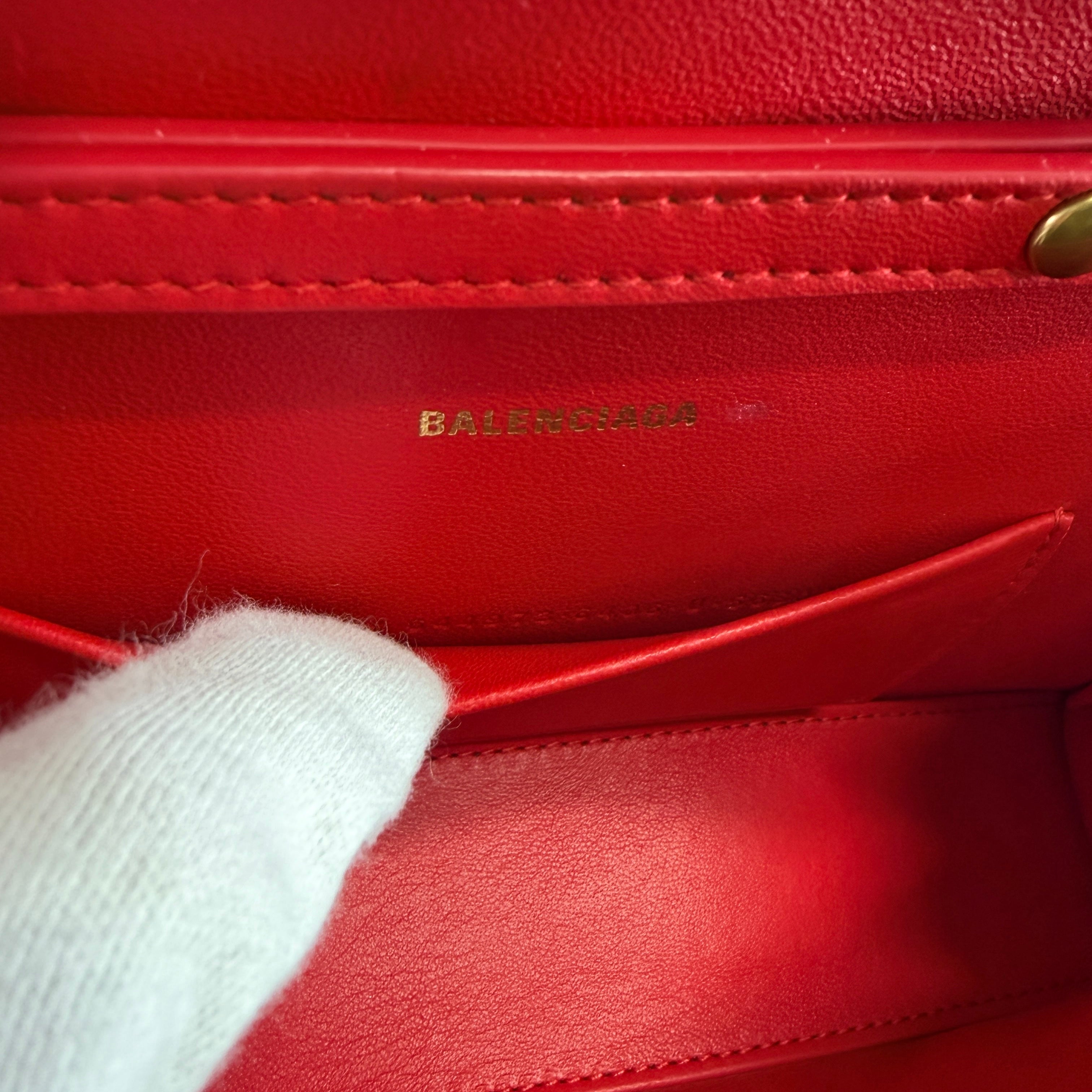2606 secondhand BALENCIAGA Hourglass Chain Shoulder