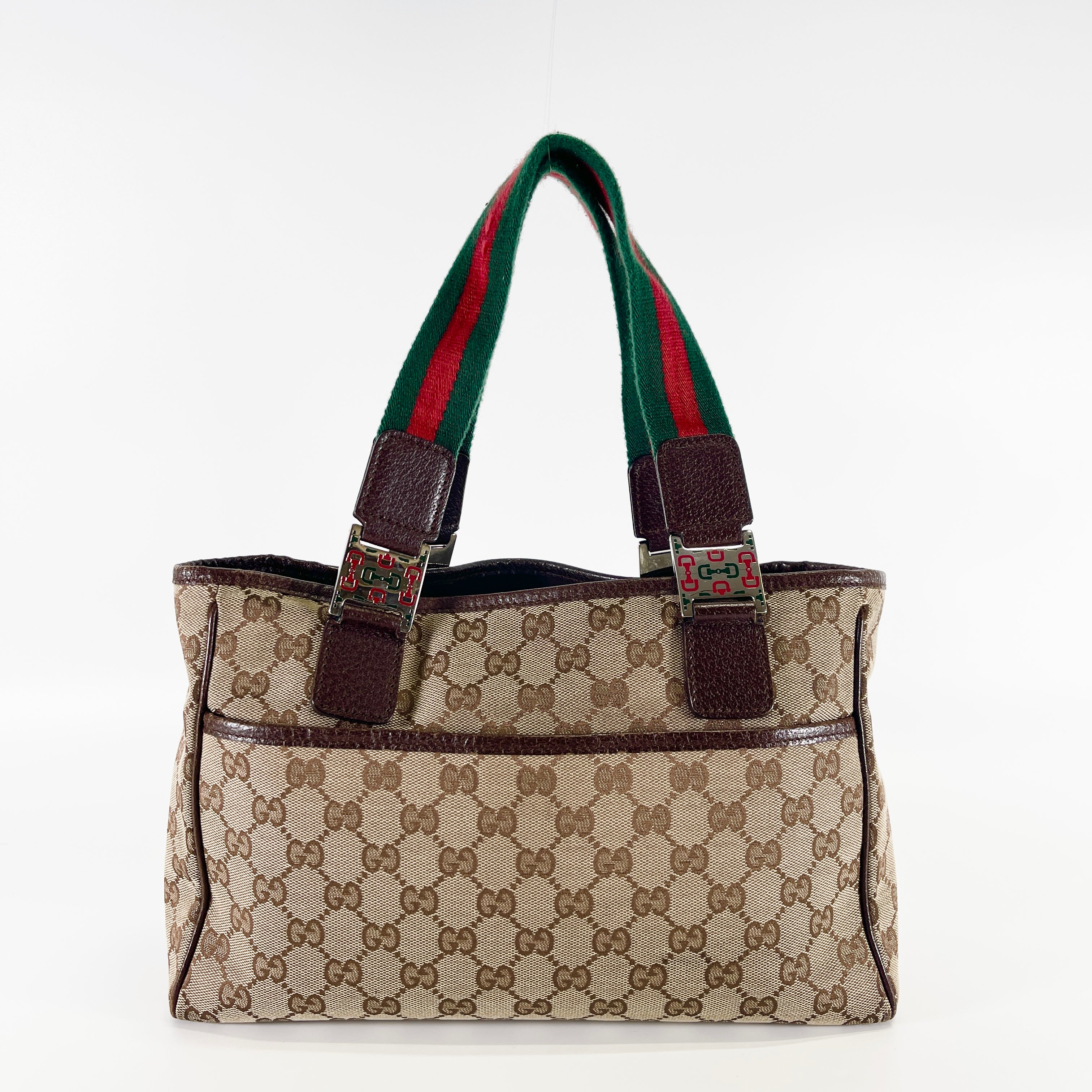 2605 secondhand GUCCI GG canvas Tote Bag