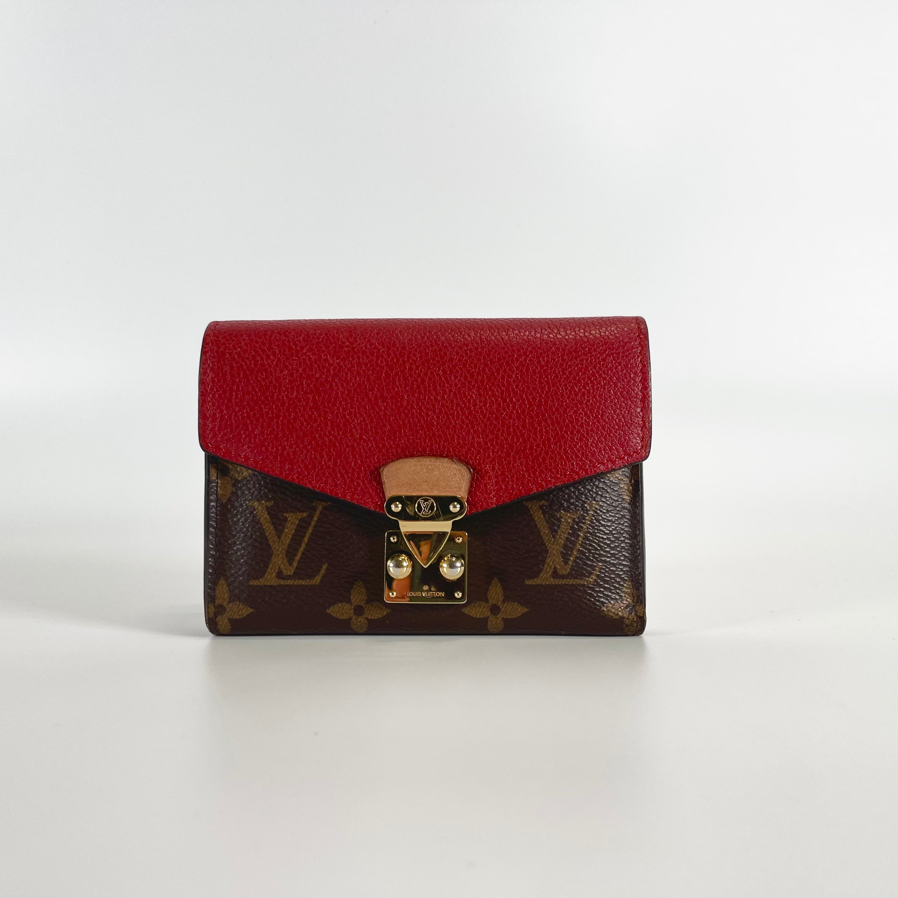 2602 secondhand LV Monogram Portefeuille Pallas compact