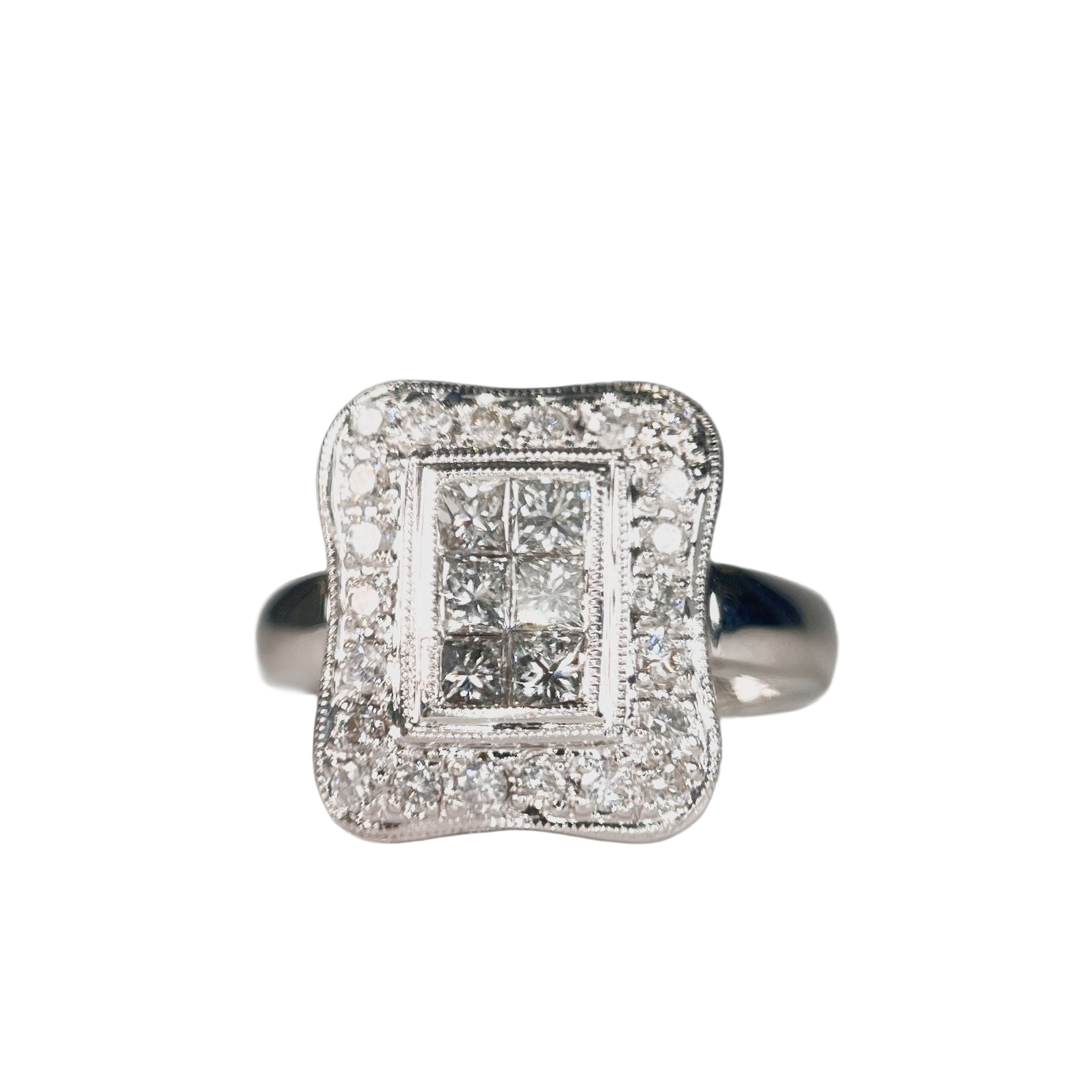 2603 secondhand 18K D0.52ct/0.37ct 7.52ｇ