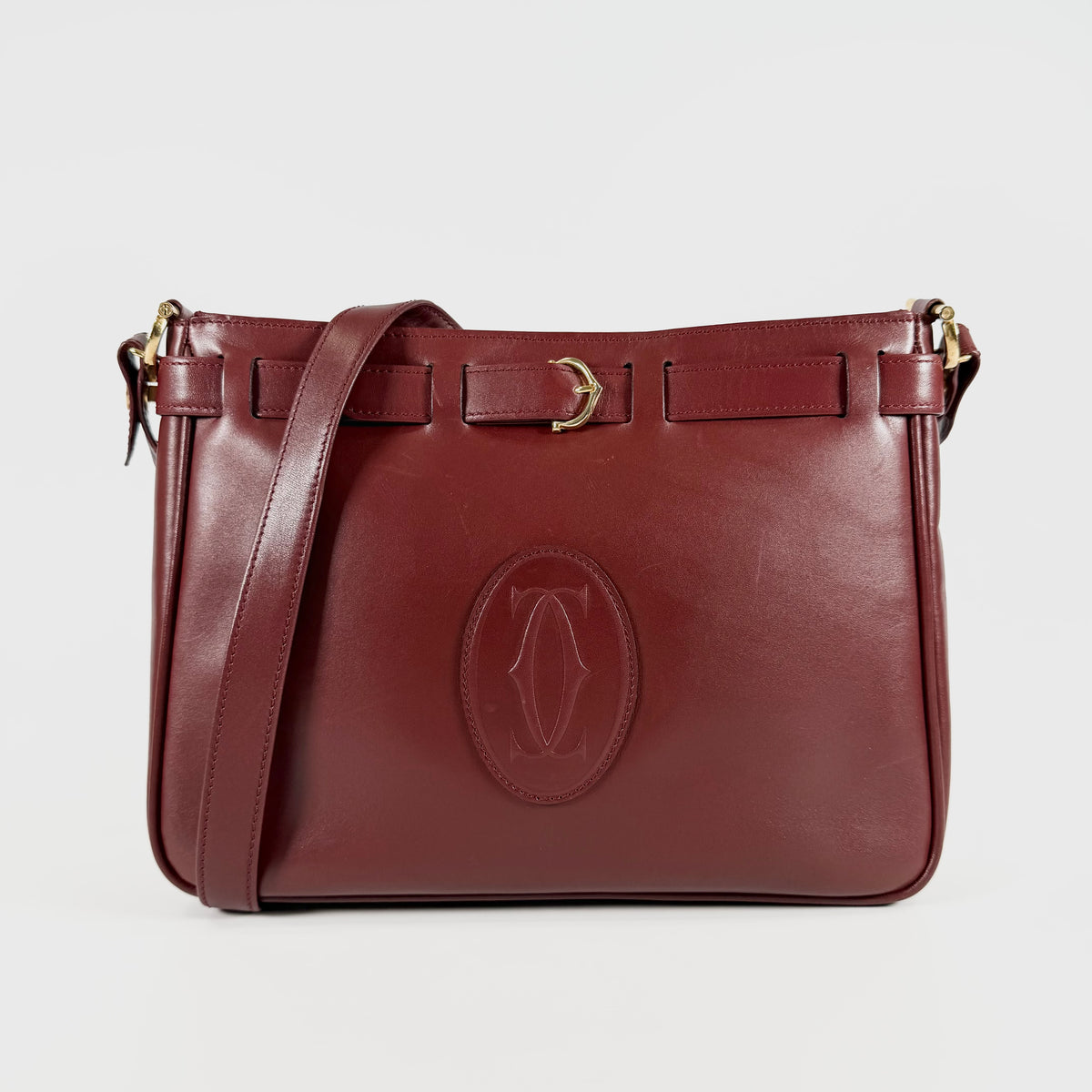 2606 secondhand CARTIER mustline Shoulder bag