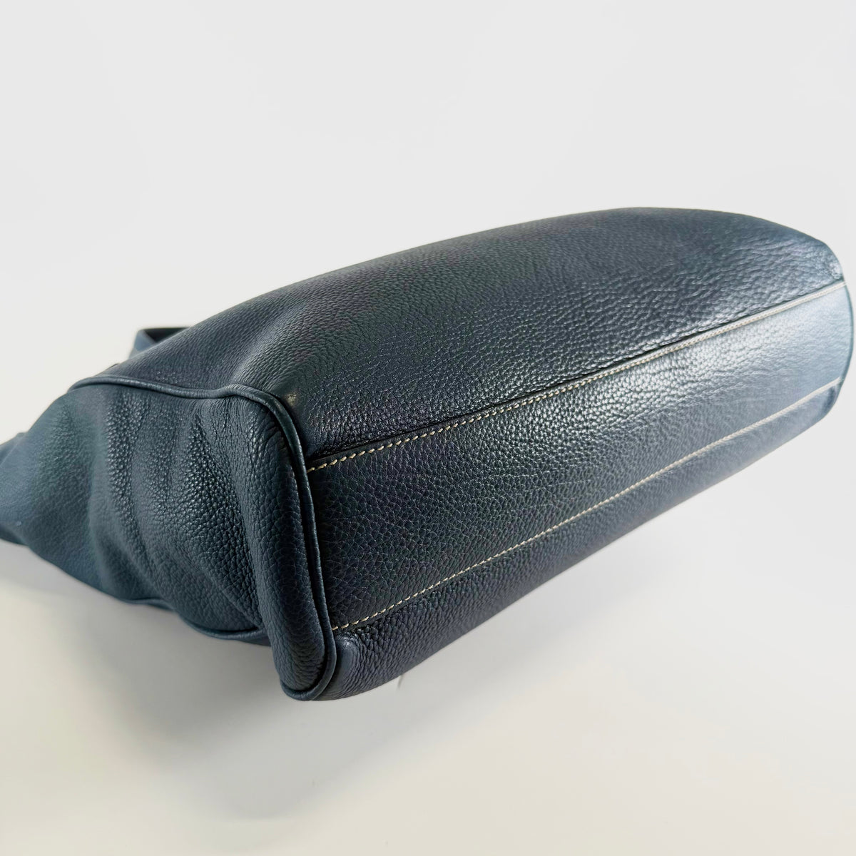 2607 secondhand Ferragamo hand bag blue