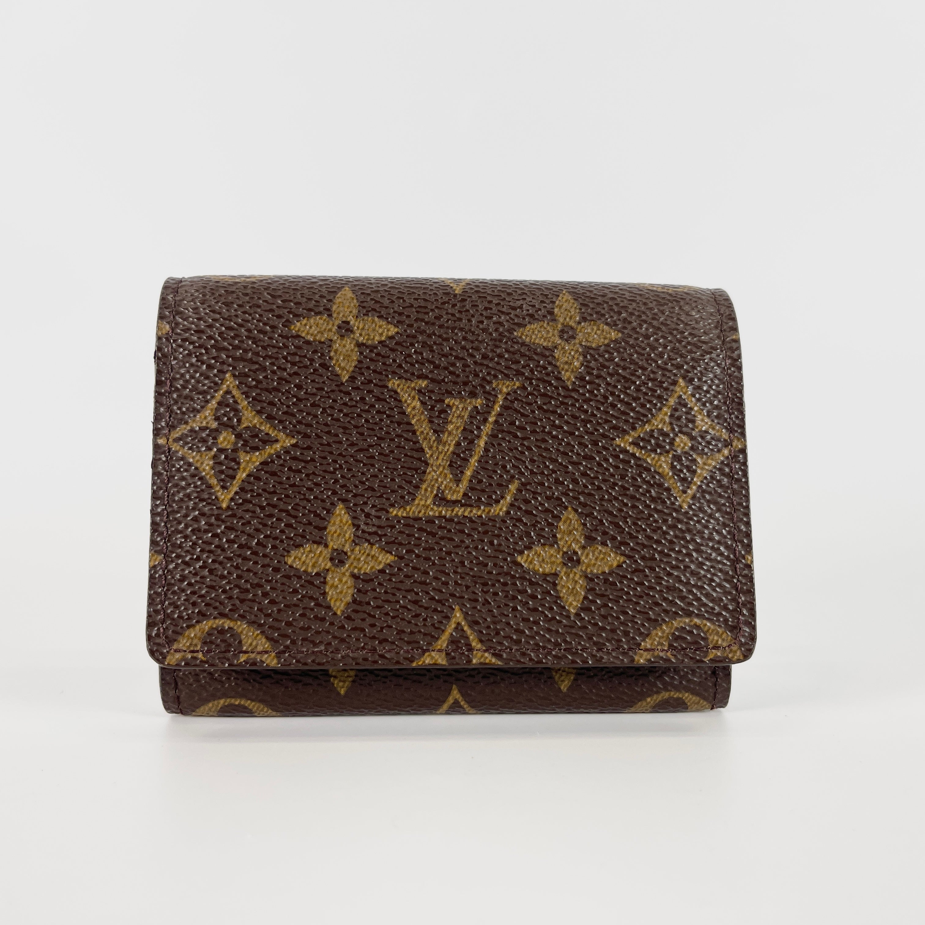 2604 secondhand LV Monogram Unvelop Cult Do M62920 CA1002 Brown Card Case