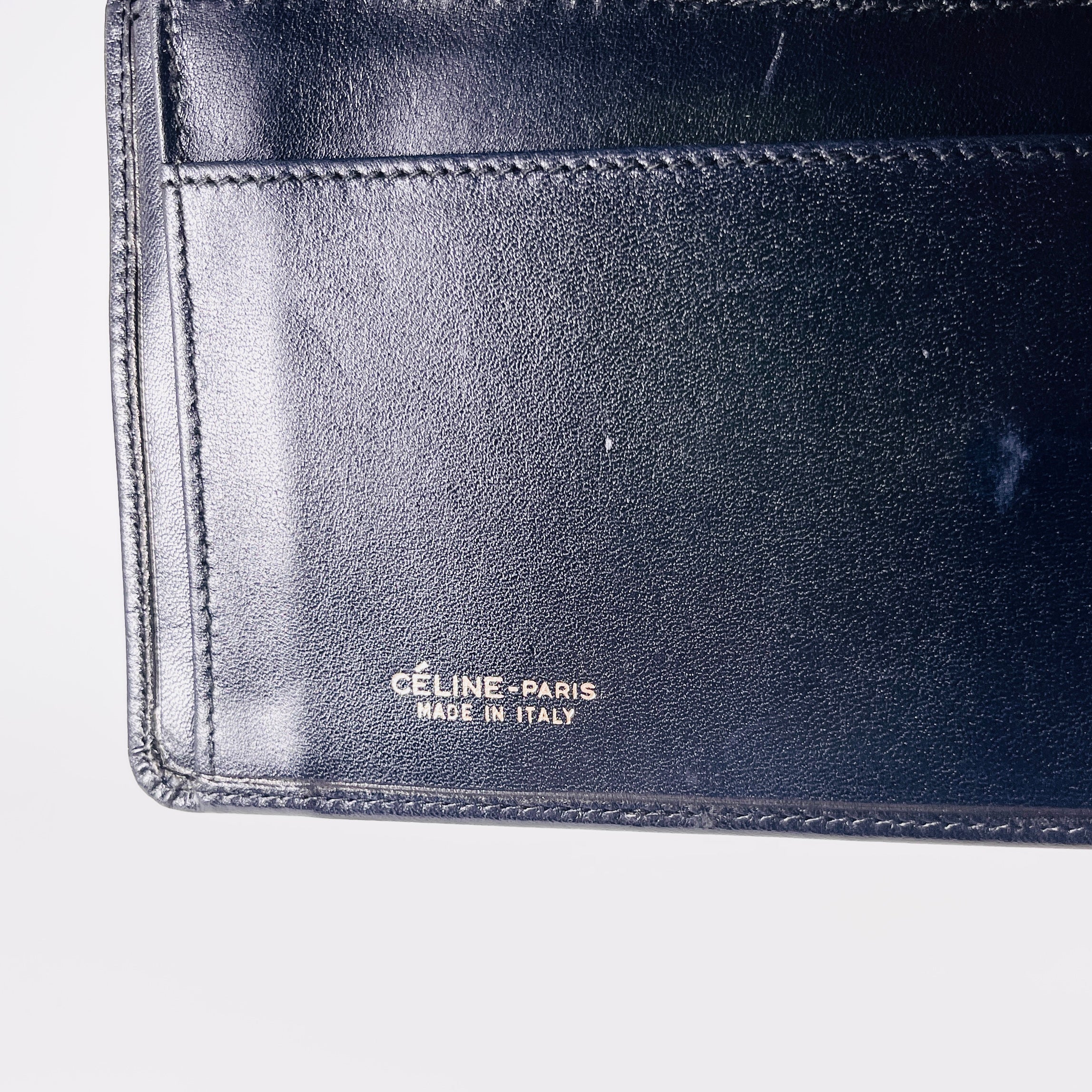 2603 secondhand CELINE Tri fold Long wallet carriage