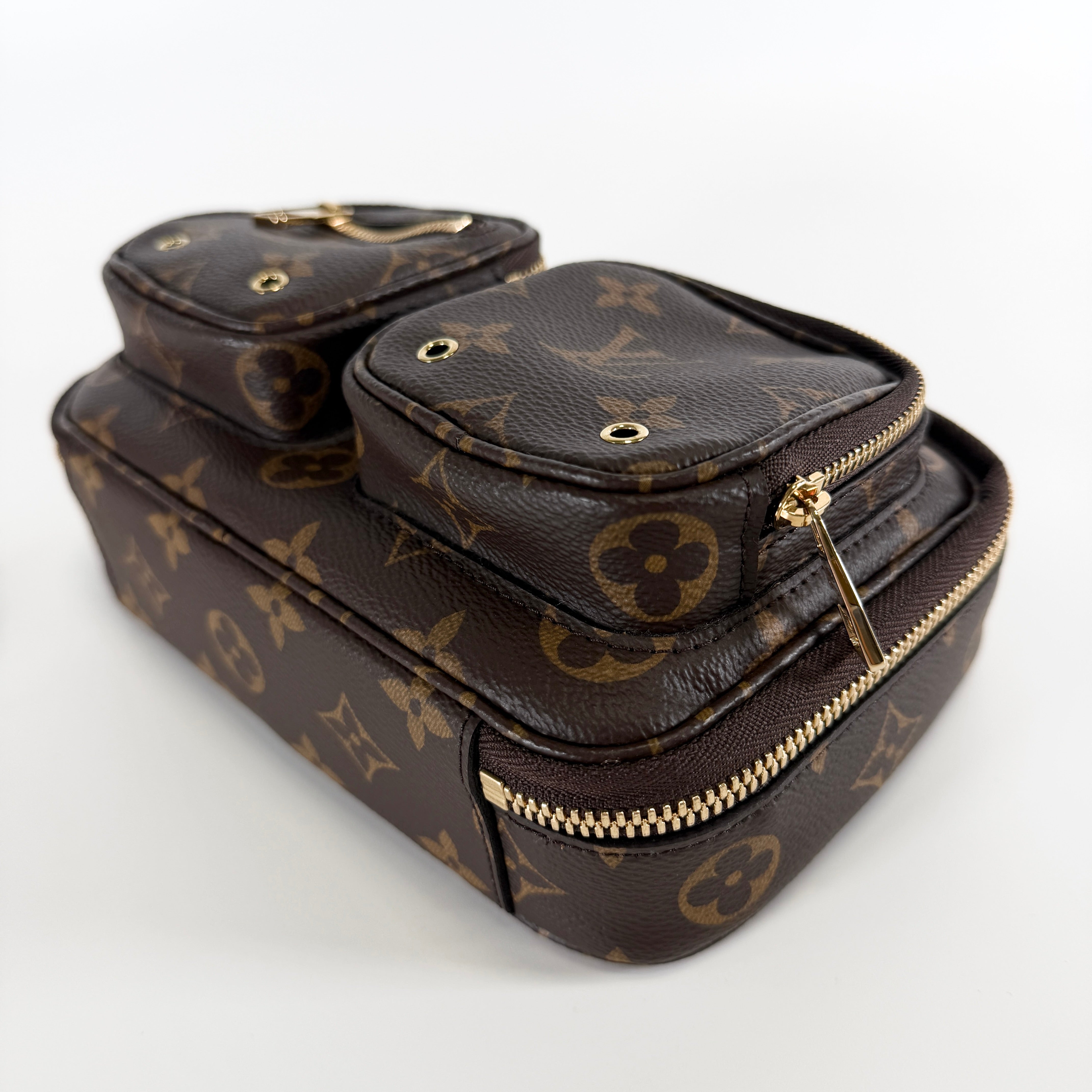 2607 secondhand LV ※ Separate exhibition M80446 Monogram cross body Brown MB0