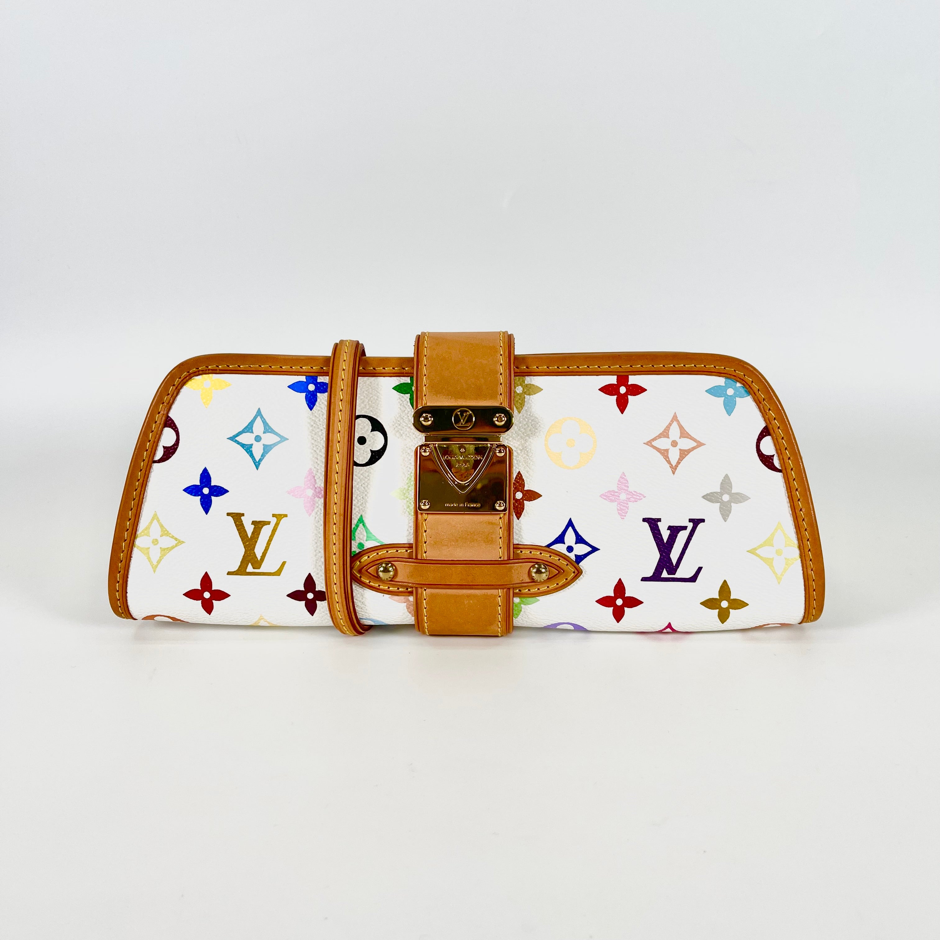 2602 secondhand LV Multicolor hobo bag