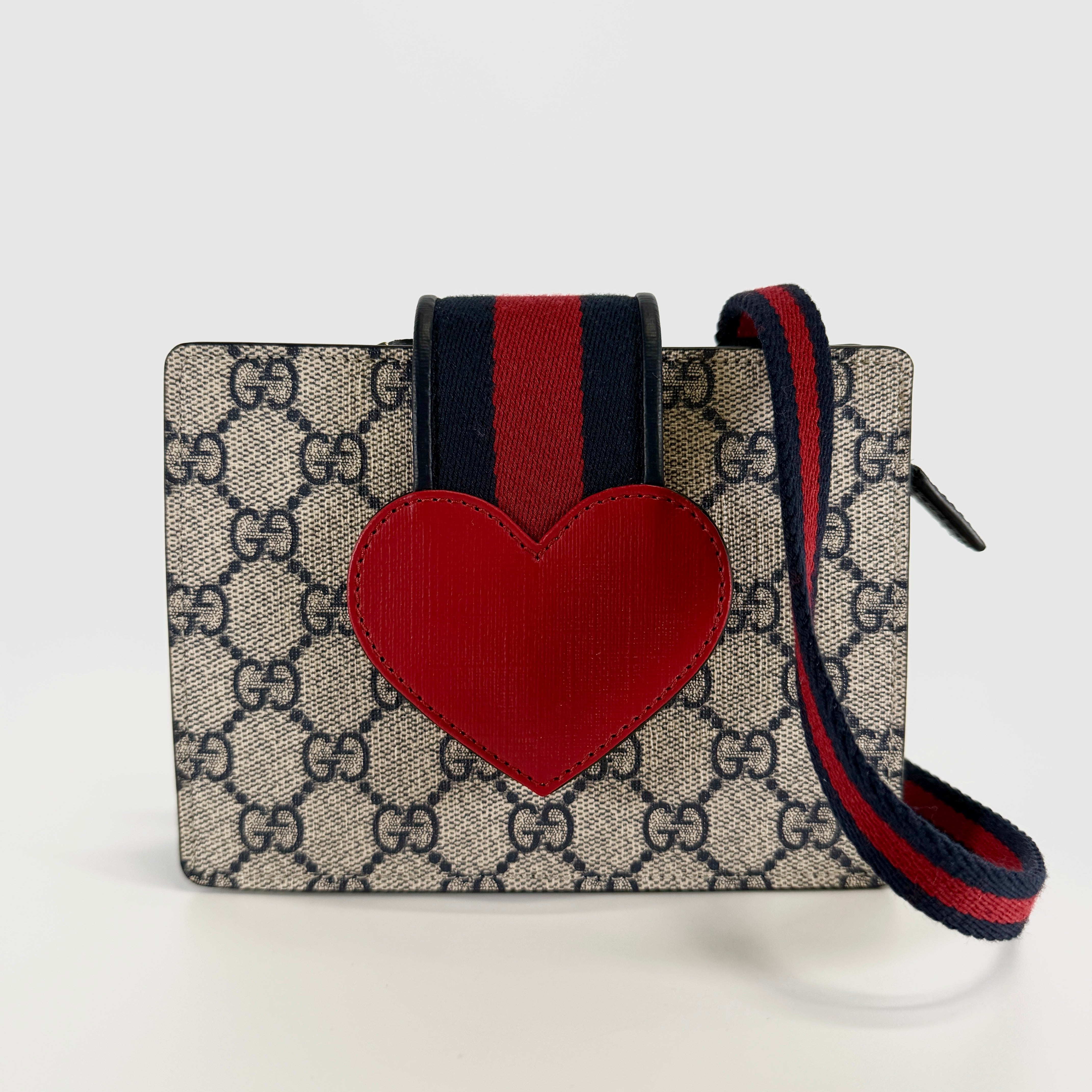 2605 secondhand GUCCI bag mini Shoulder bag 793830/ Children's Navy /GG Supreme