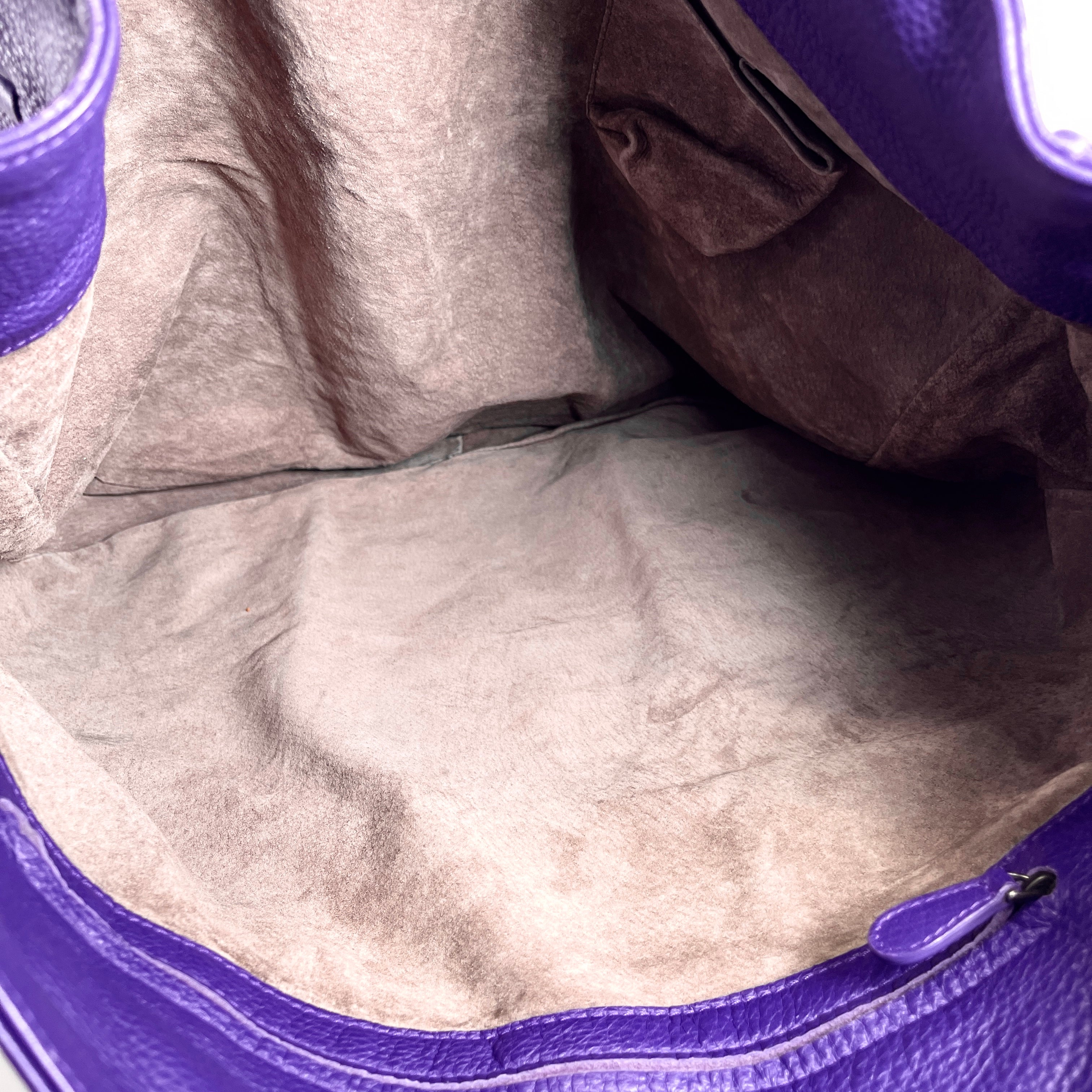 2605 secondhand BOTTEGAVENETA cicada shoulder purple