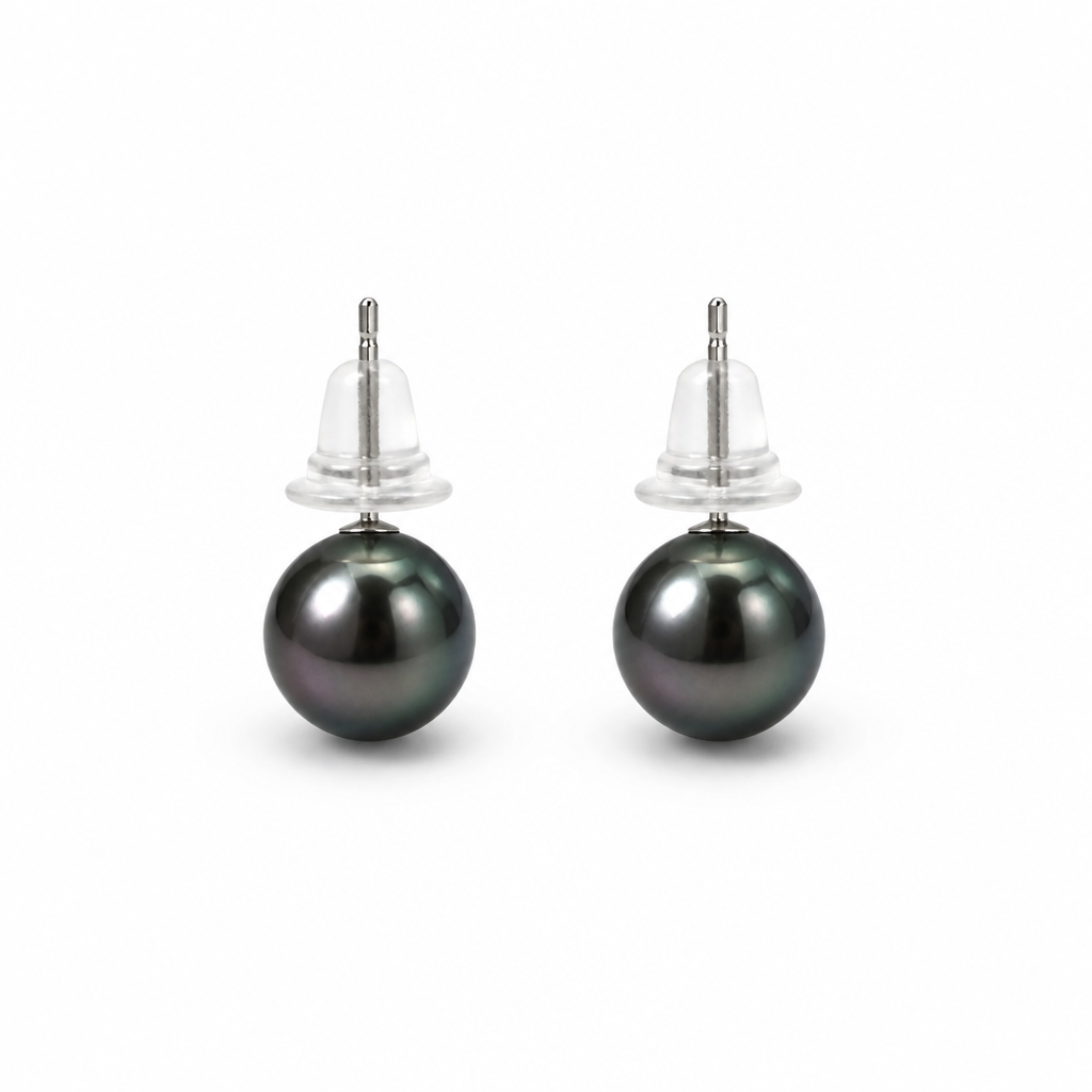 2607 Secondhand Pt900 earrings pearl 5.0-5.5mm