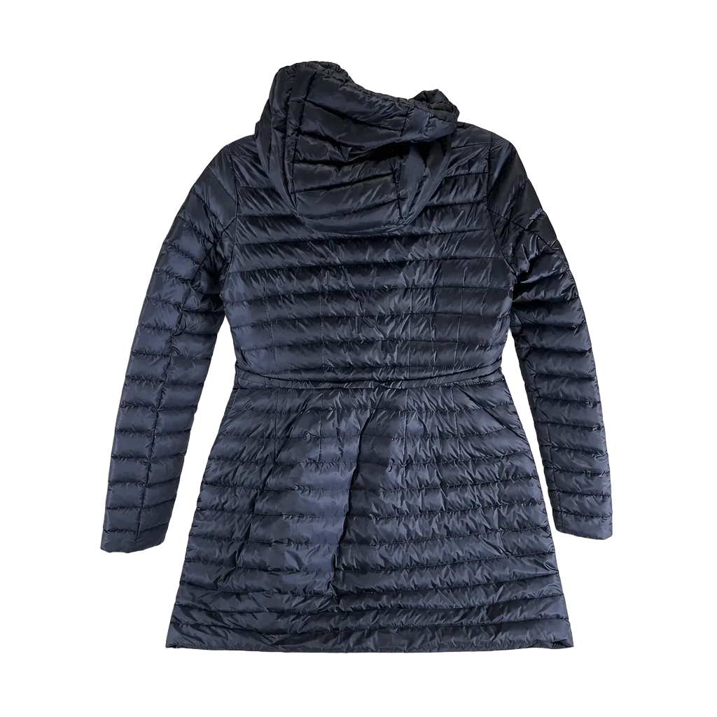 2603 secondhand MONCLER BARBEL 15 year nylon down coat Navy
